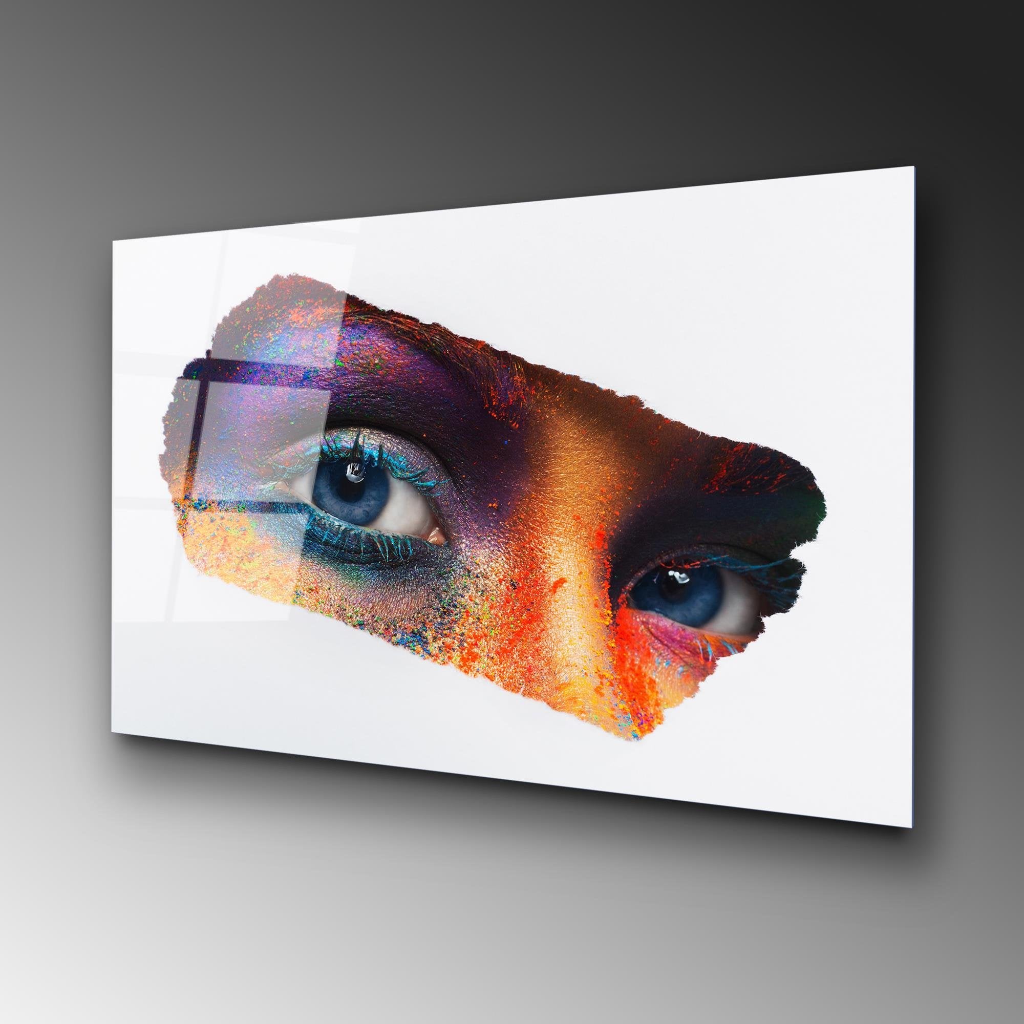 UV-207 Baskılı Cam Dikdörtgen Duvar Tablosu | ByLamp