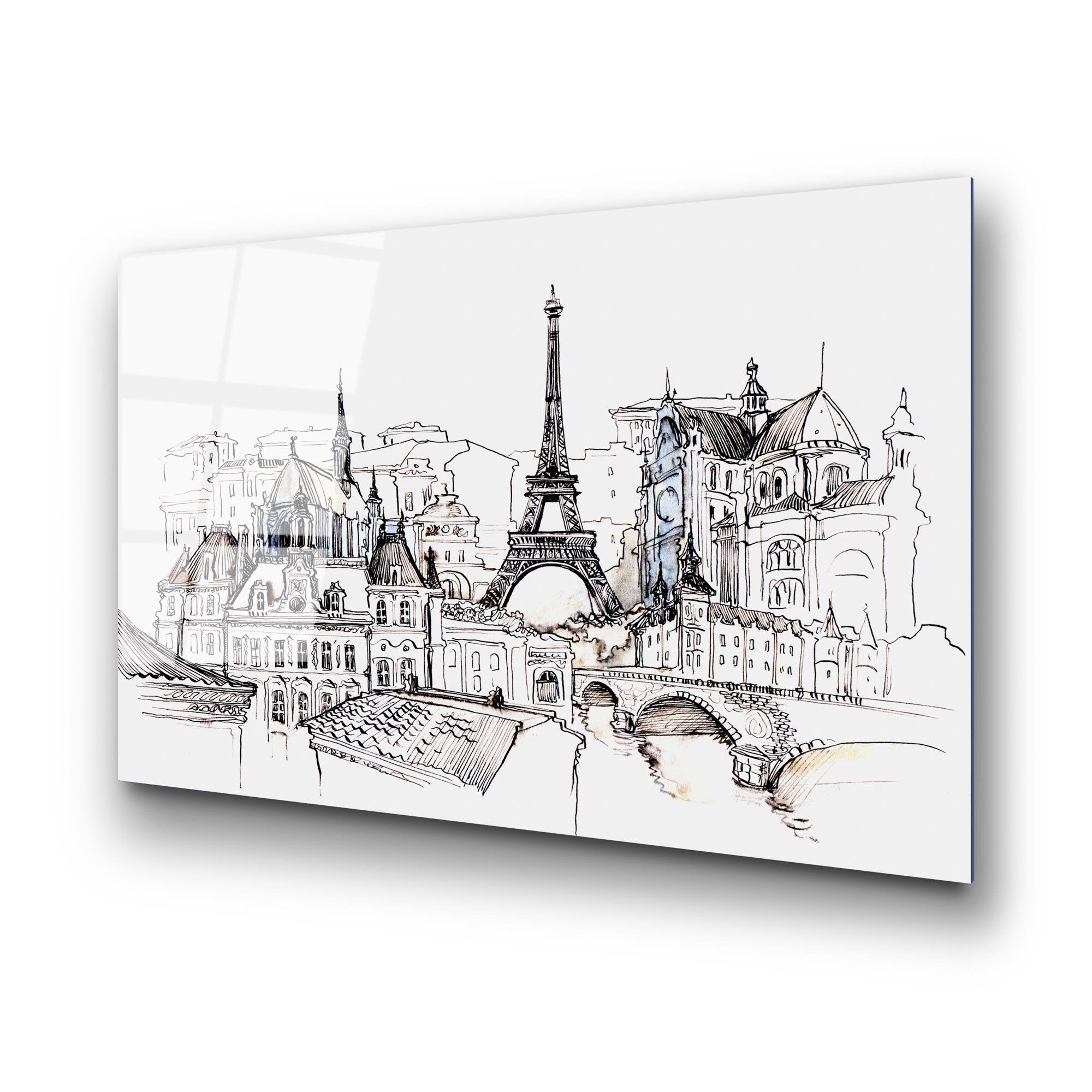 UV-212 Baskılı Cam Dikdörtgen Duvar Tablosu | ByLamp