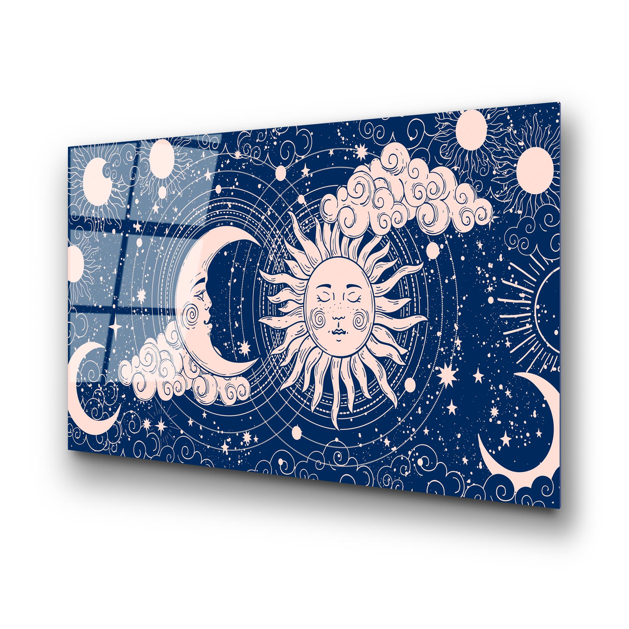 UV-216 Baskılı Cam Dikdörtgen Duvar Tablosu | ByLamp