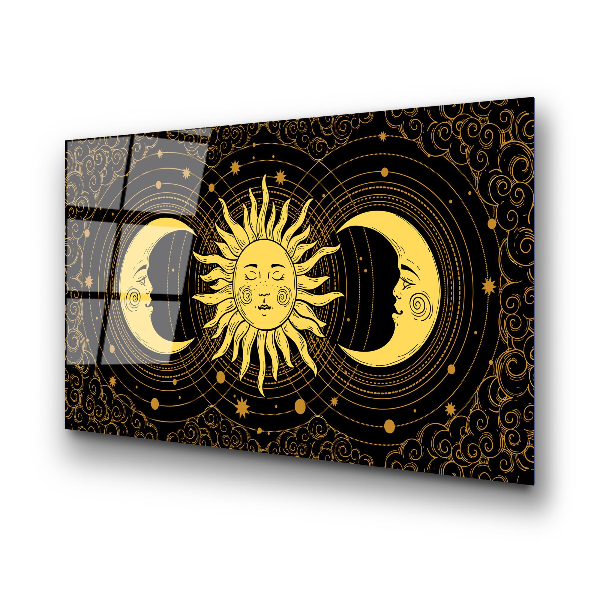 UV-217 Baskılı Cam Dikdörtgen Duvar Tablosu | ByLamp