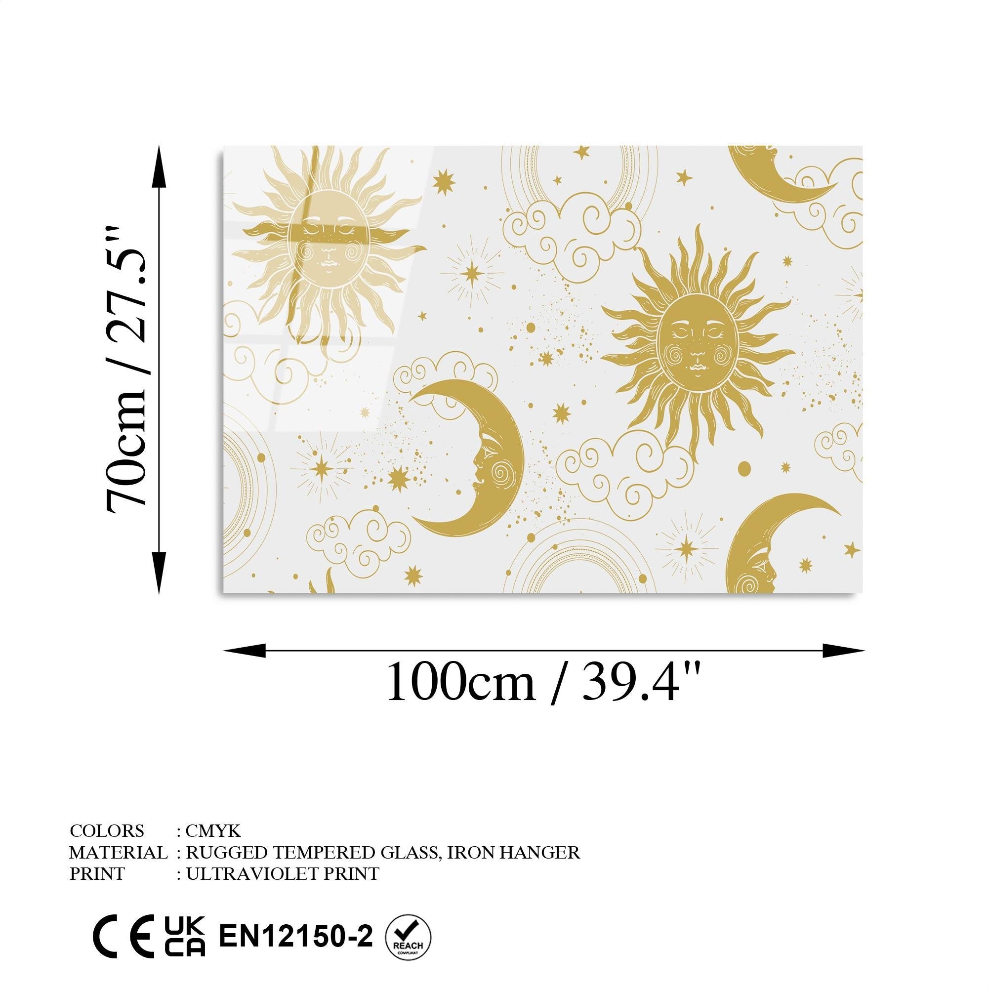 UV-219 Baskılı Cam Dikdörtgen Duvar Tablosu | ByLamp