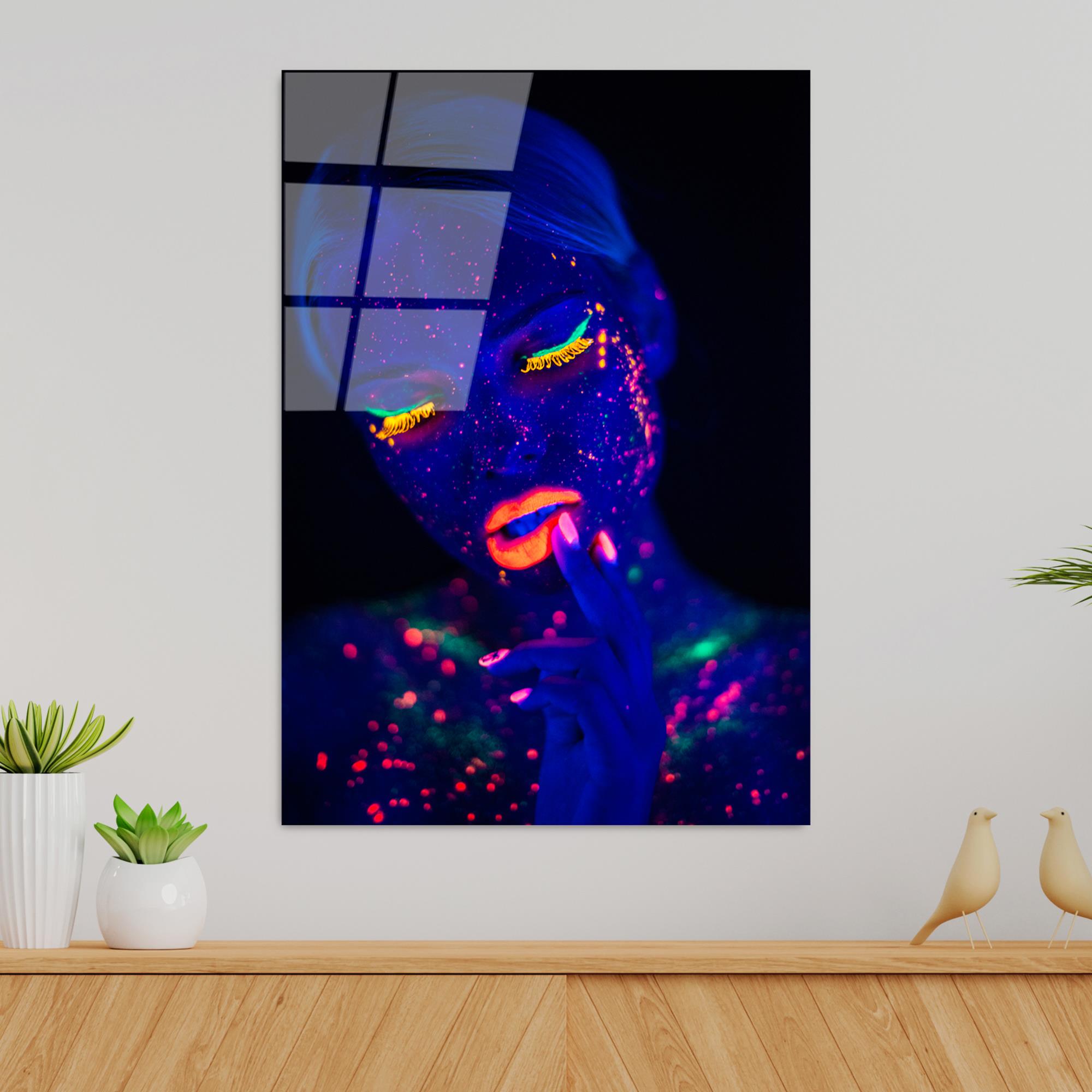 UV-222 Baskılı Cam Dikdörtgen Duvar Tablosu | ByLamp