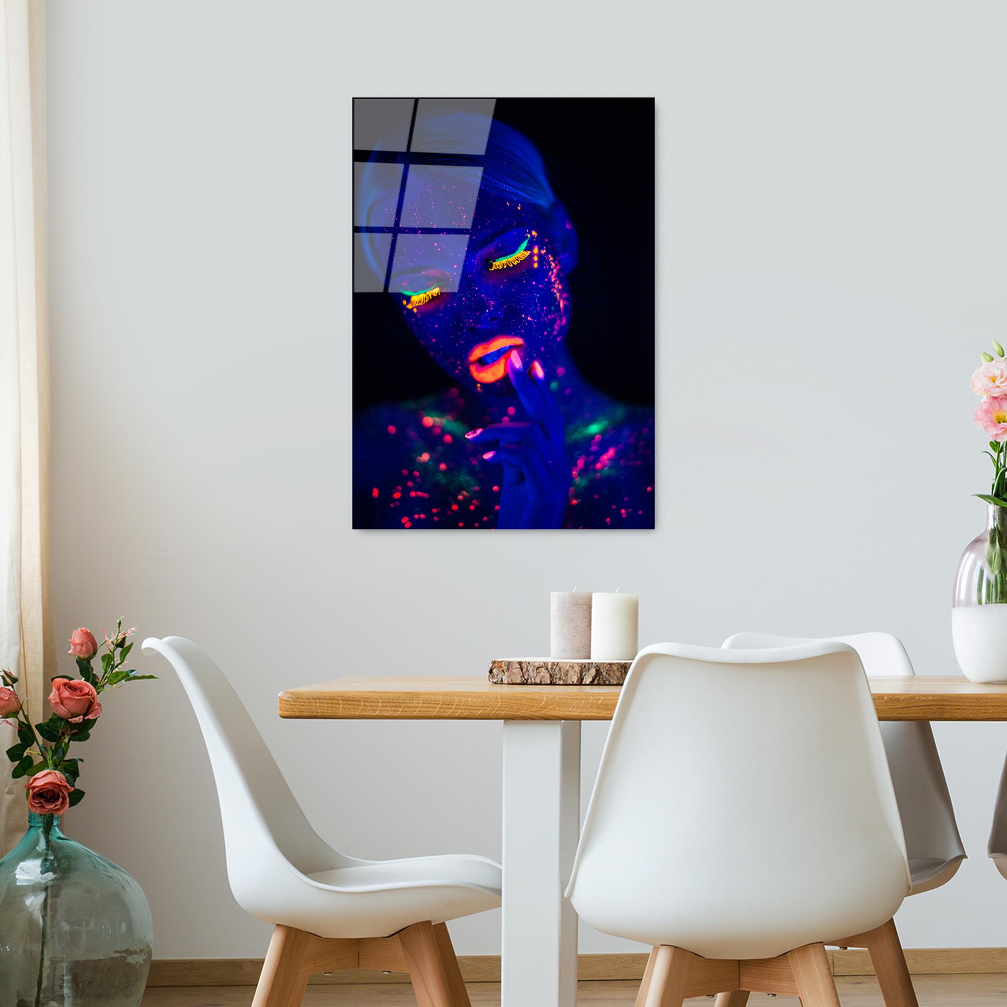 UV-222 Baskılı Cam Dikdörtgen Duvar Tablosu | ByLamp