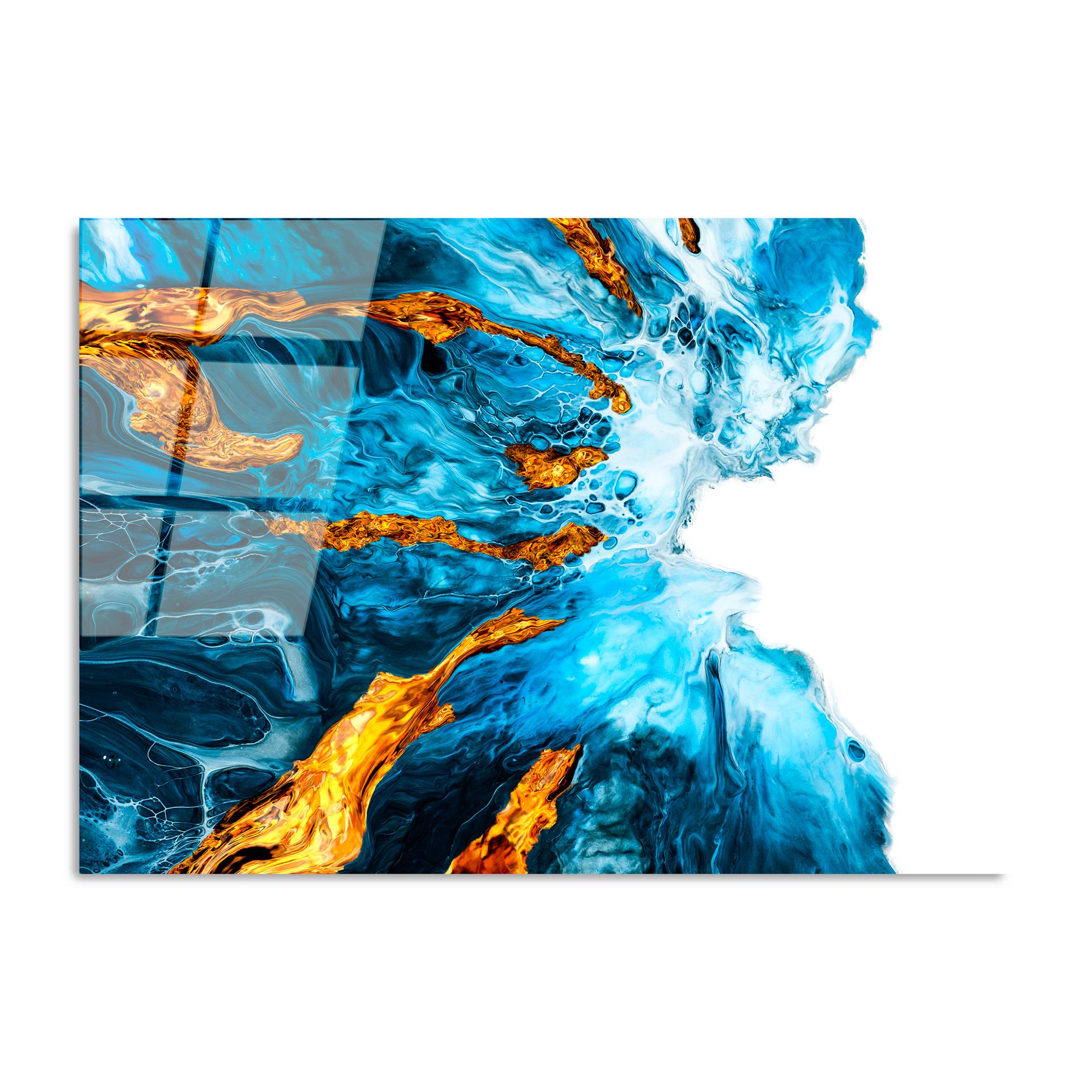 UV-225 Baskılı Cam Dikdörtgen Duvar Tablosu | ByLamp