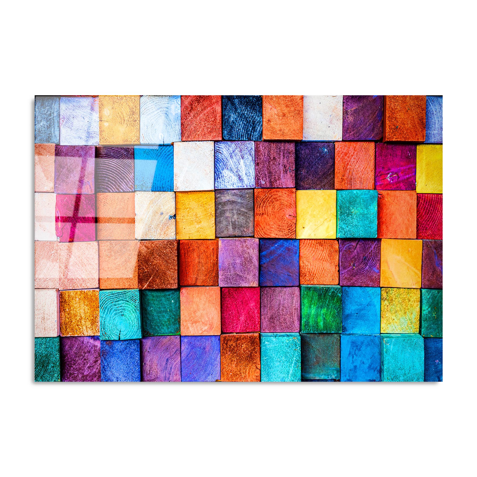 UV-226 Baskılı Cam Dikdörtgen Duvar Tablosu | ByLamp