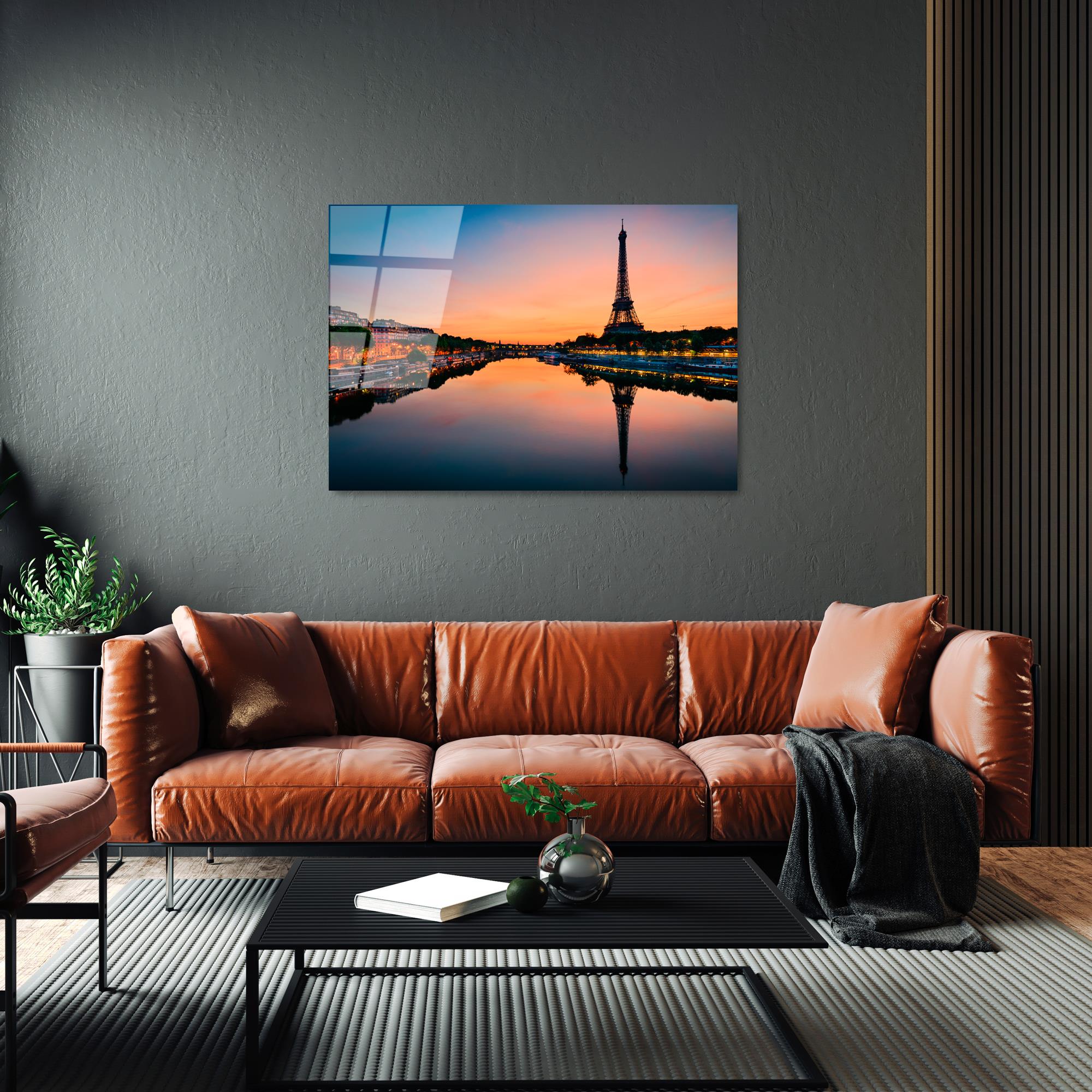 UV-229 Baskılı Cam Dikdörtgen Duvar Tablosu | ByLamp