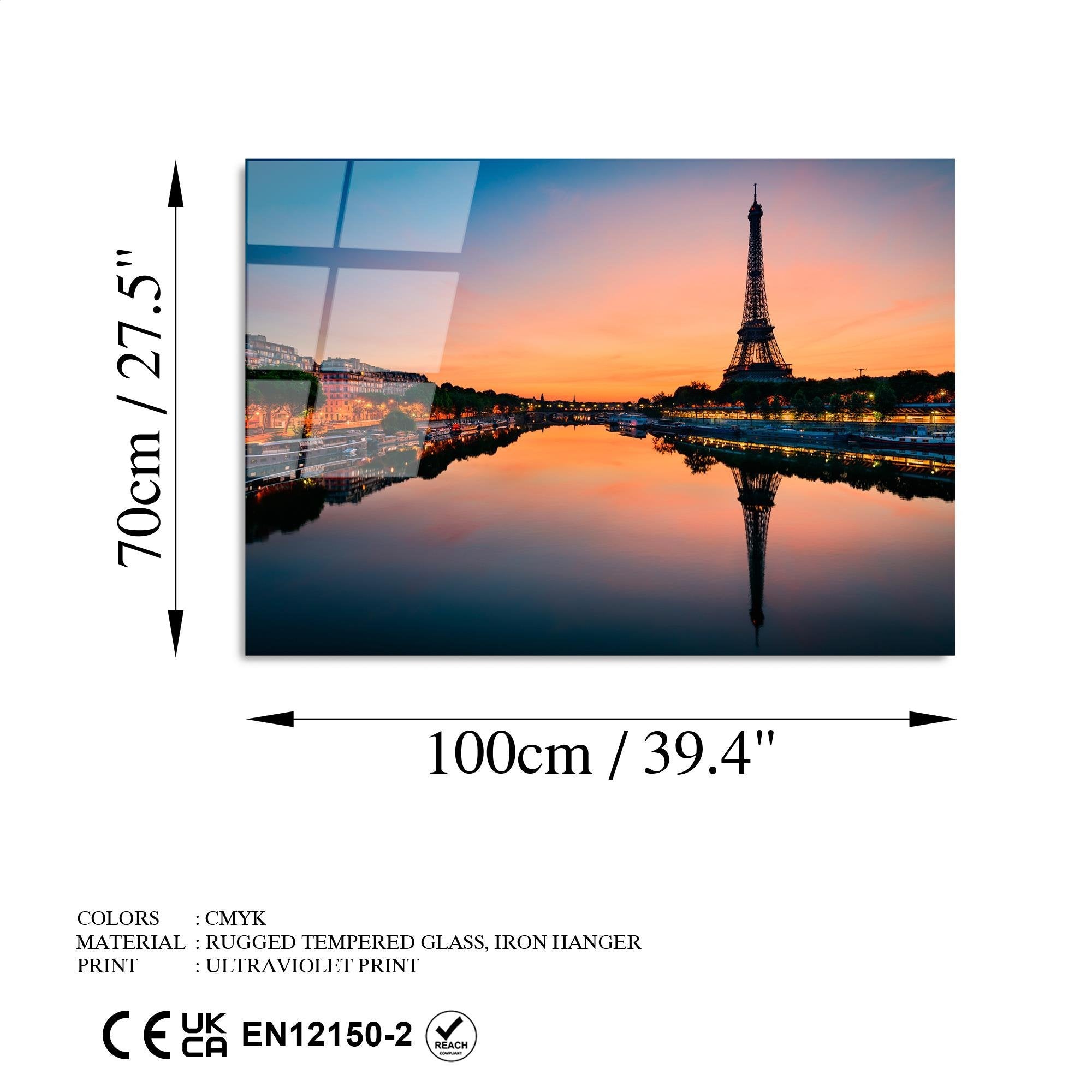 UV-229 Baskılı Cam Dikdörtgen Duvar Tablosu | ByLamp