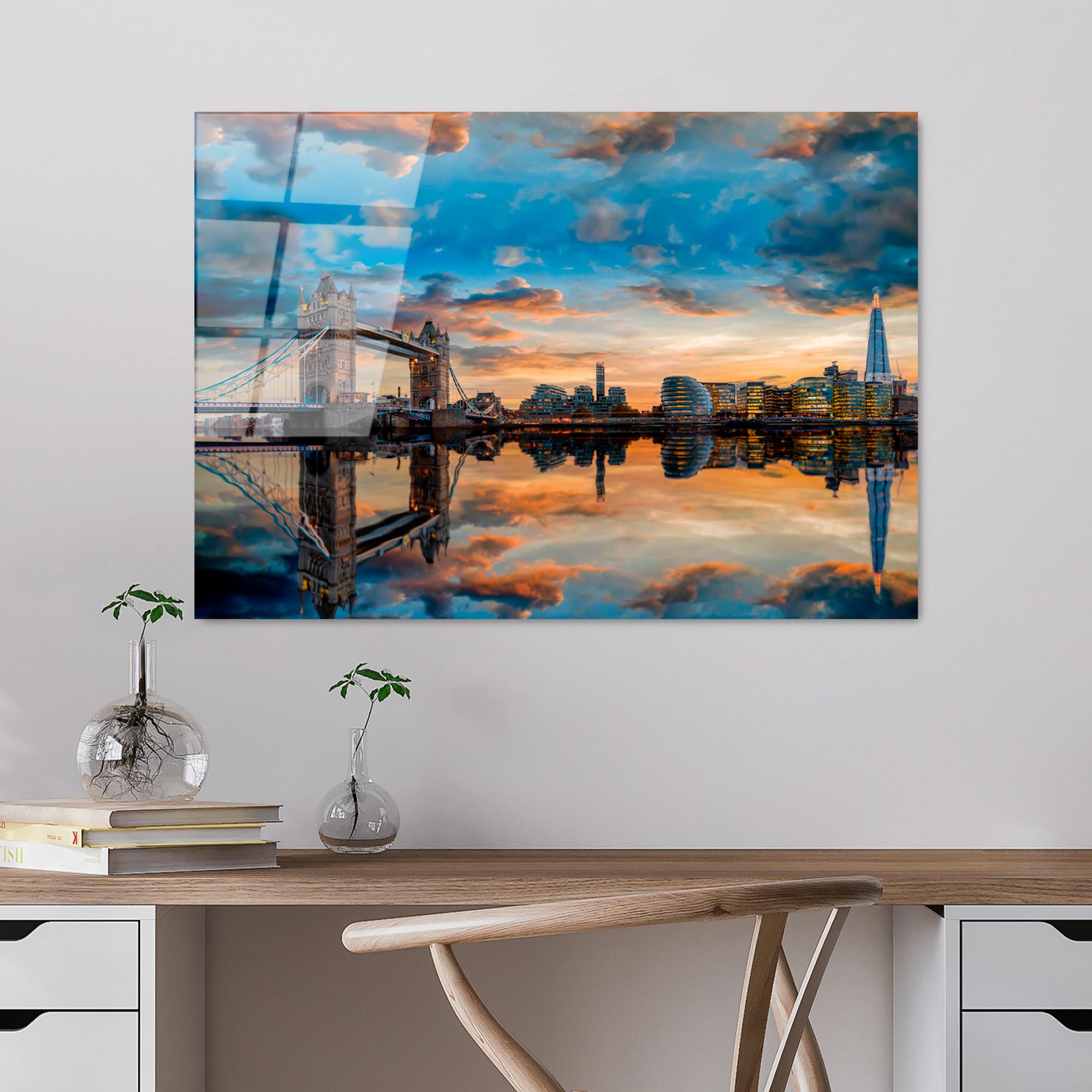 UV-230 Baskılı Cam Dikdörtgen Duvar Tablosu | ByLamp