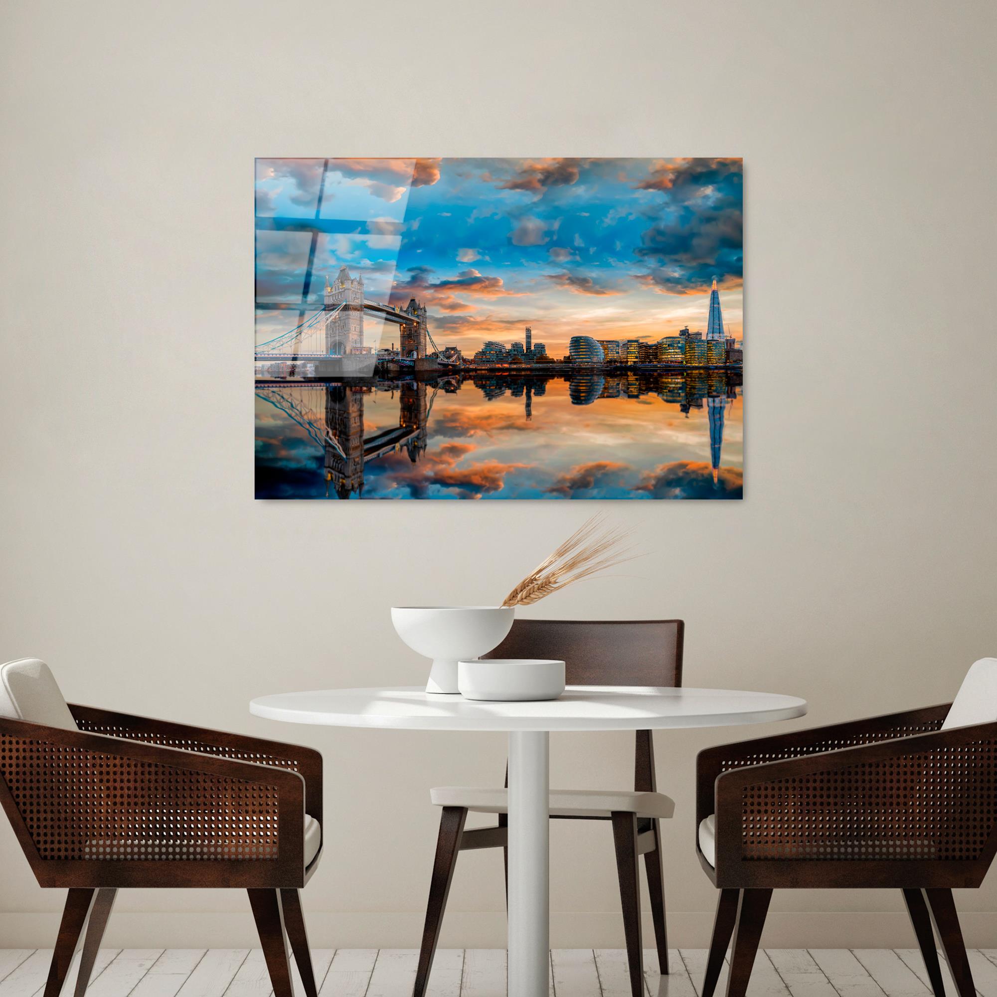 UV-230 Baskılı Cam Dikdörtgen Duvar Tablosu | ByLamp