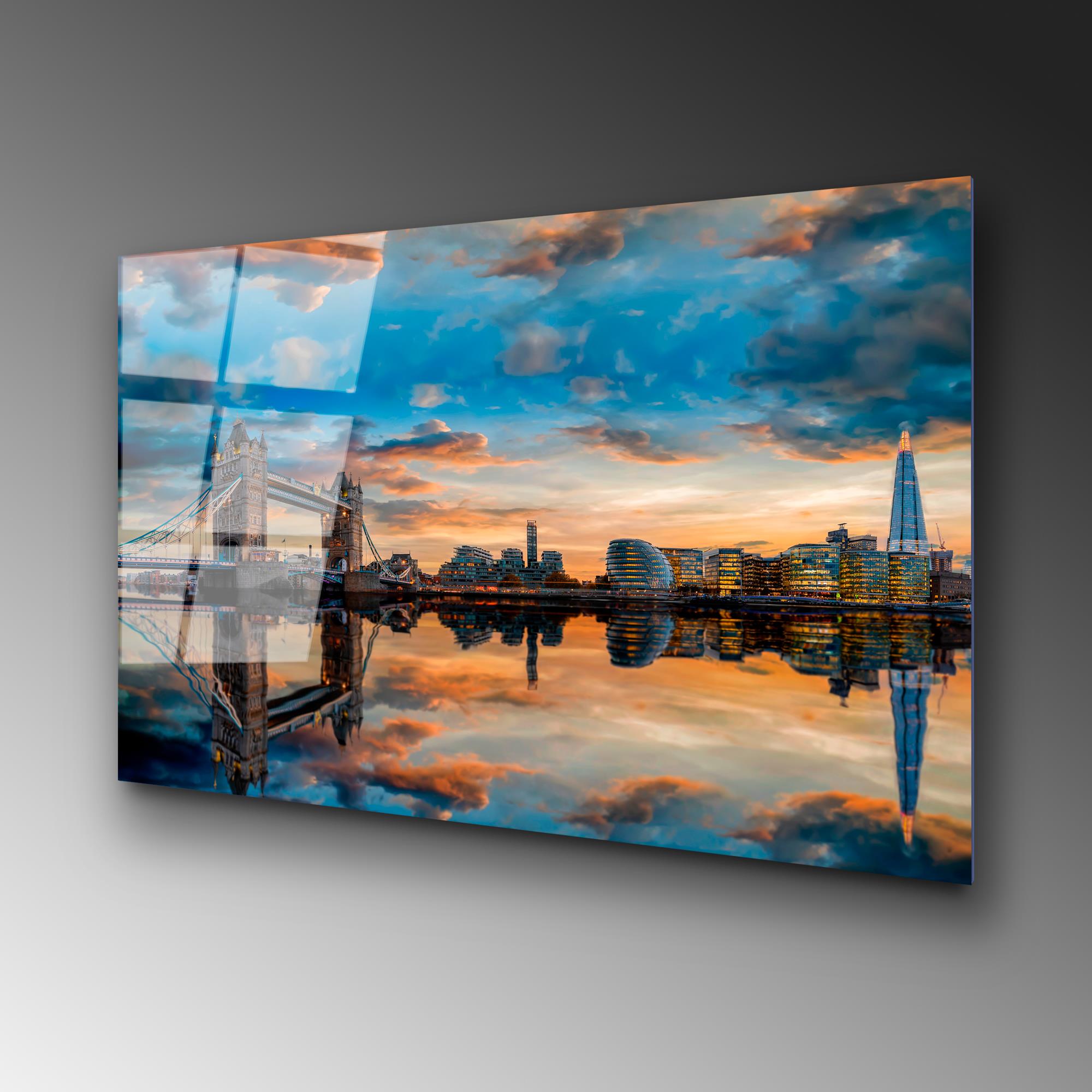 UV-230 Baskılı Cam Dikdörtgen Duvar Tablosu | ByLamp