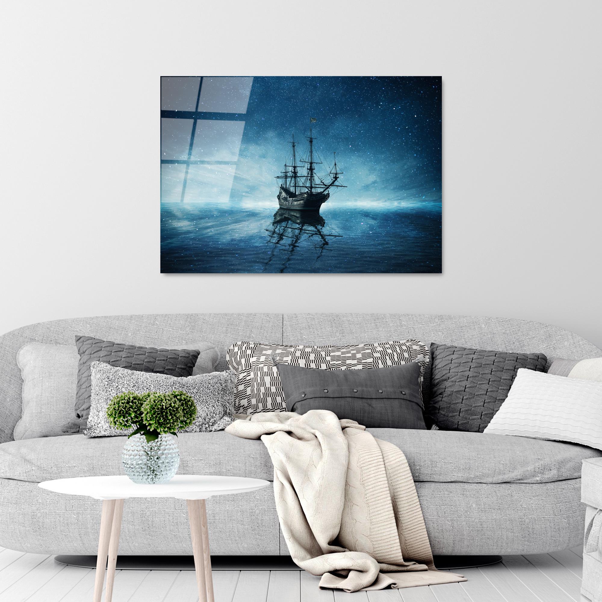 UV-231 Baskılı Cam Dikdörtgen Duvar Tablosu | ByLamp