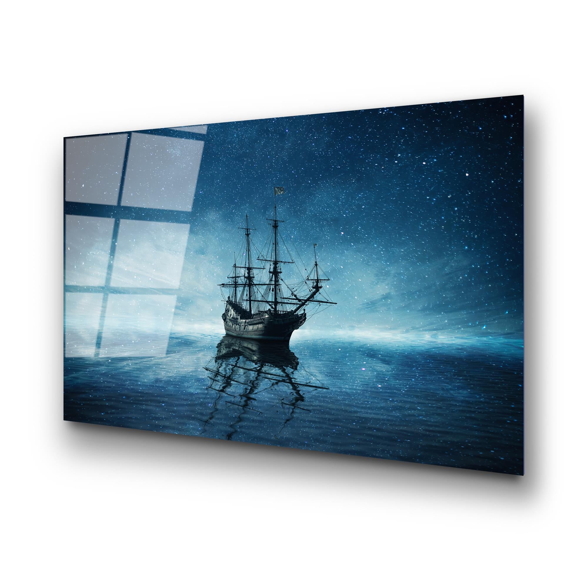 UV-231 Baskılı Cam Dikdörtgen Duvar Tablosu | ByLamp