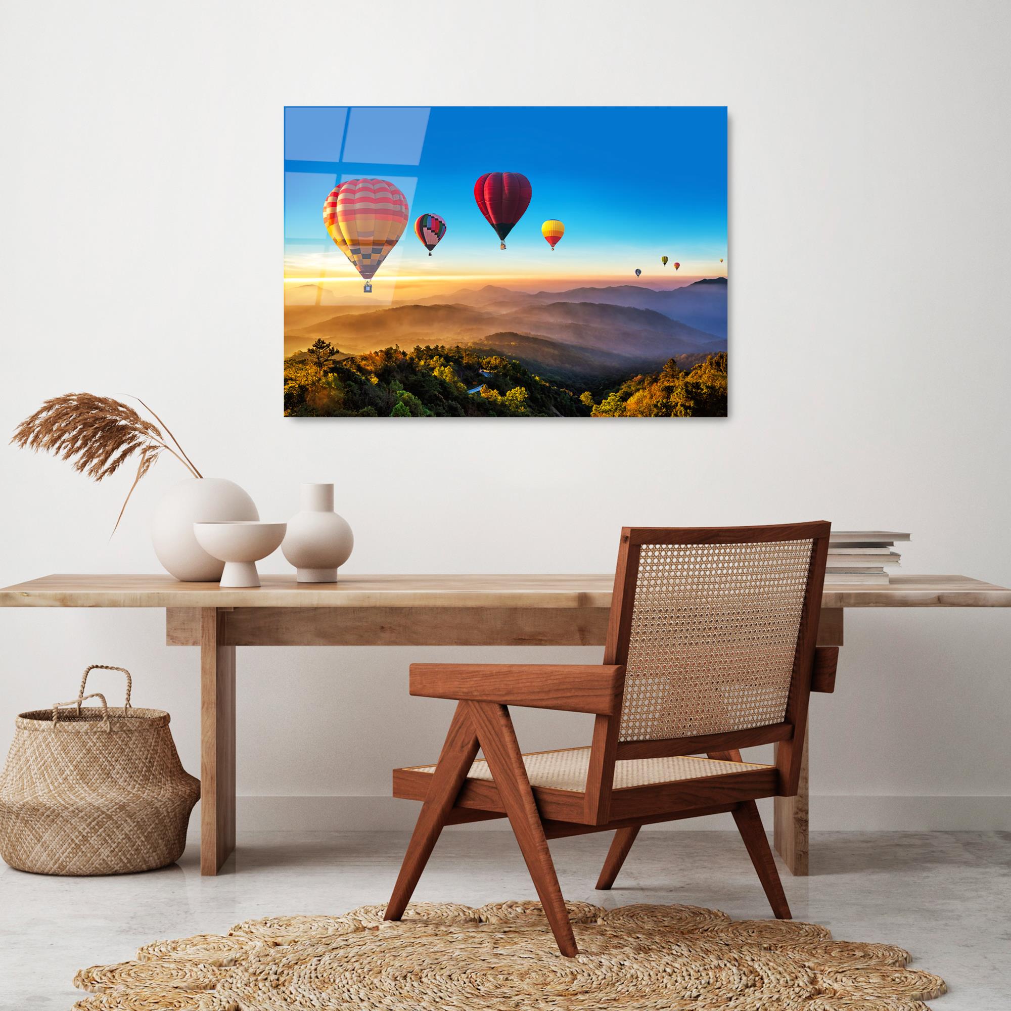 UV-236 Baskılı Cam Dikdörtgen Duvar Tablosu | ByLamp