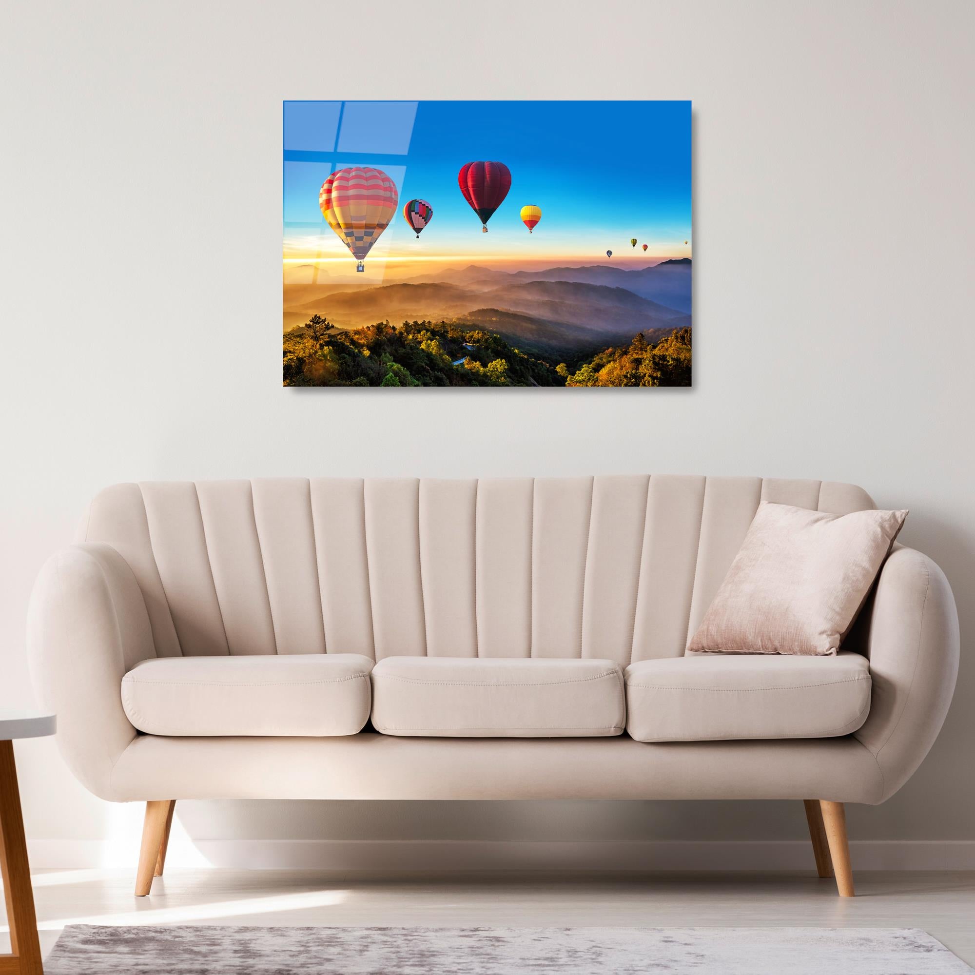 UV-236 Baskılı Cam Dikdörtgen Duvar Tablosu | ByLamp