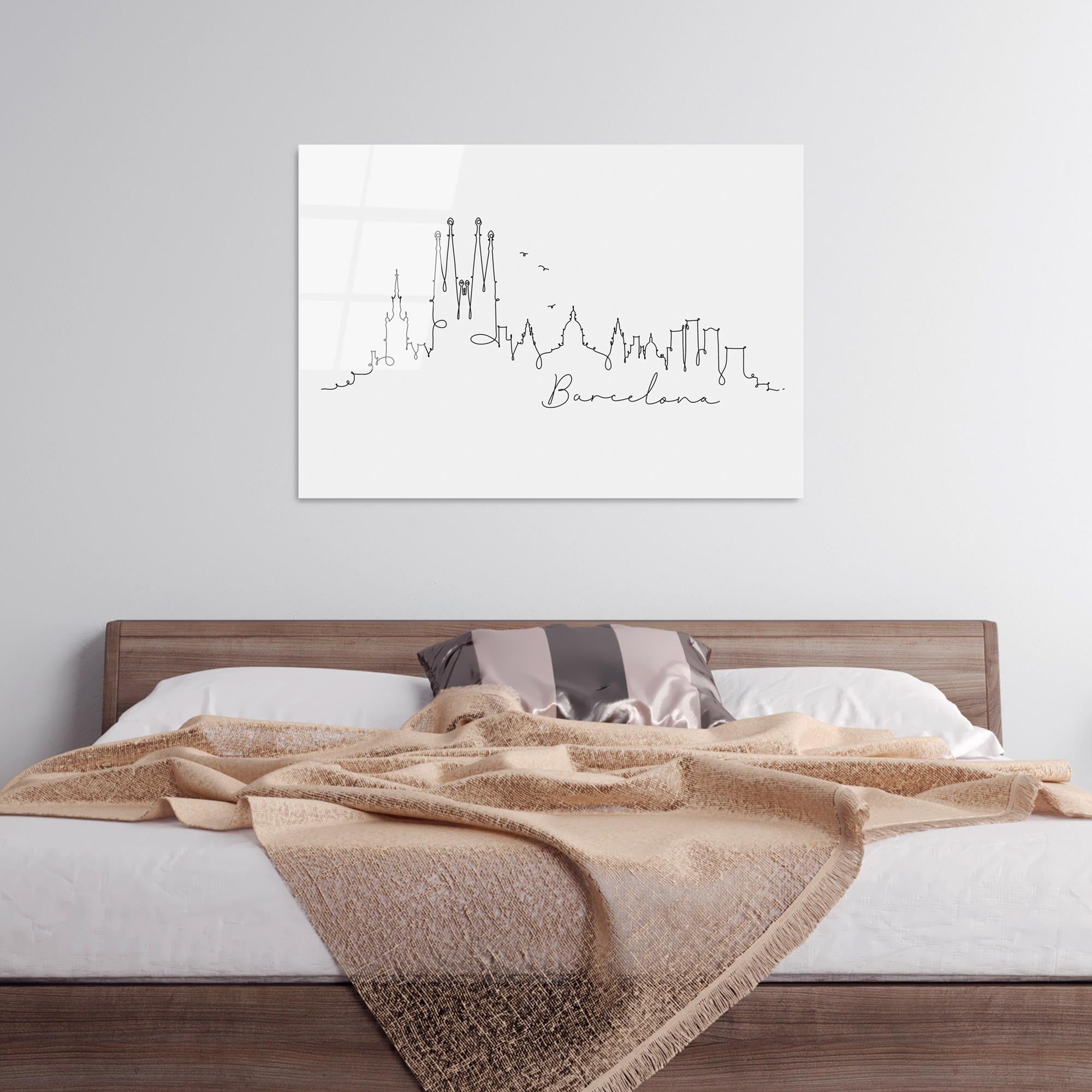 UV-238 Baskılı Cam Dikdörtgen Duvar Tablosu | ByLamp