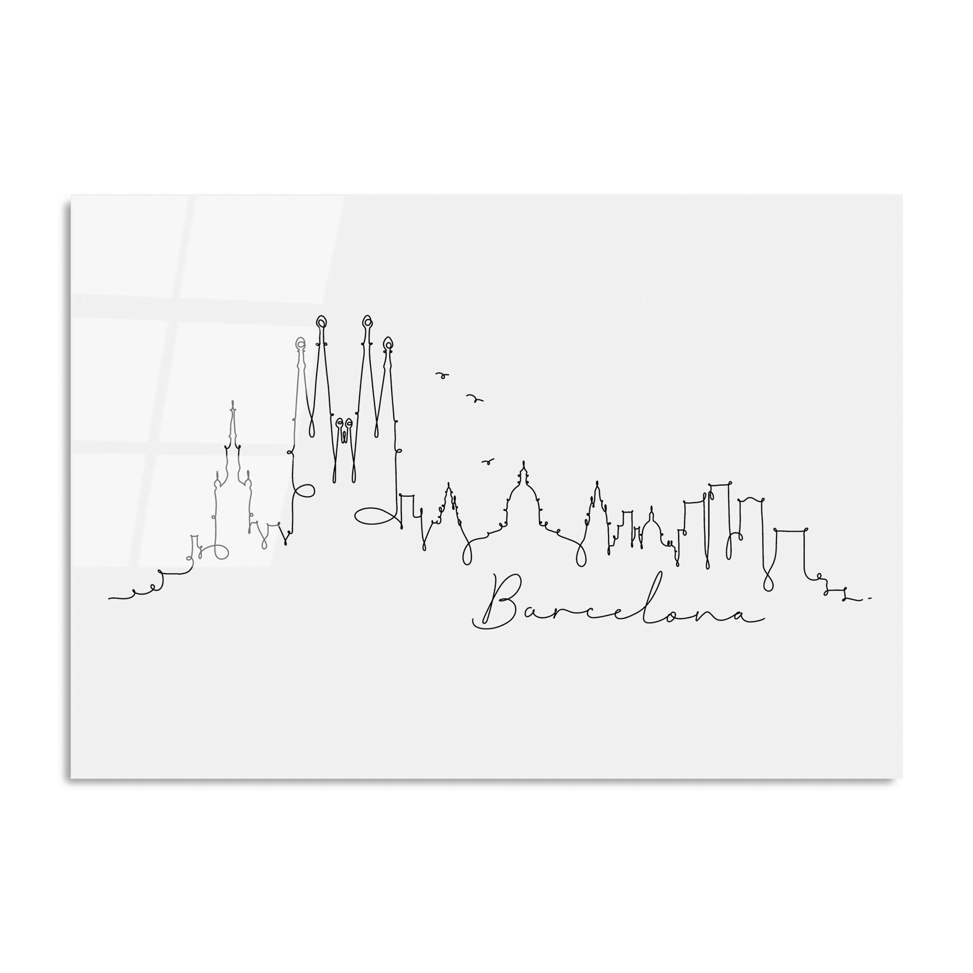 UV-238 Baskılı Cam Dikdörtgen Duvar Tablosu | ByLamp