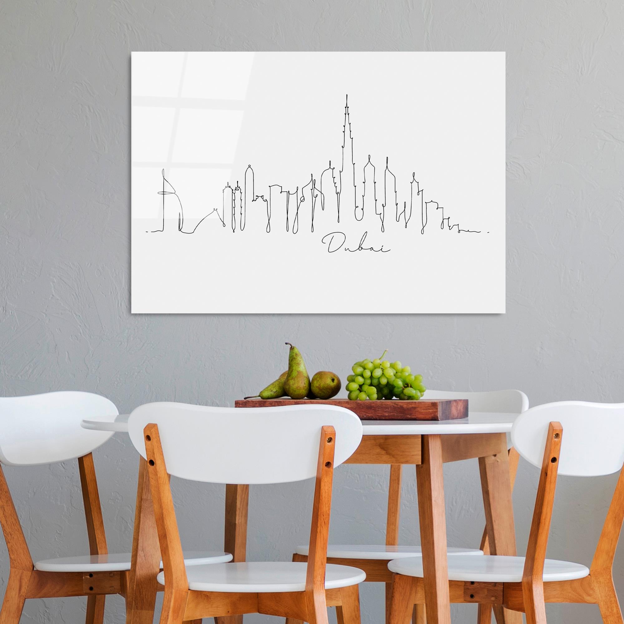 UV-239 Baskılı Cam Dikdörtgen Duvar Tablosu | ByLamp