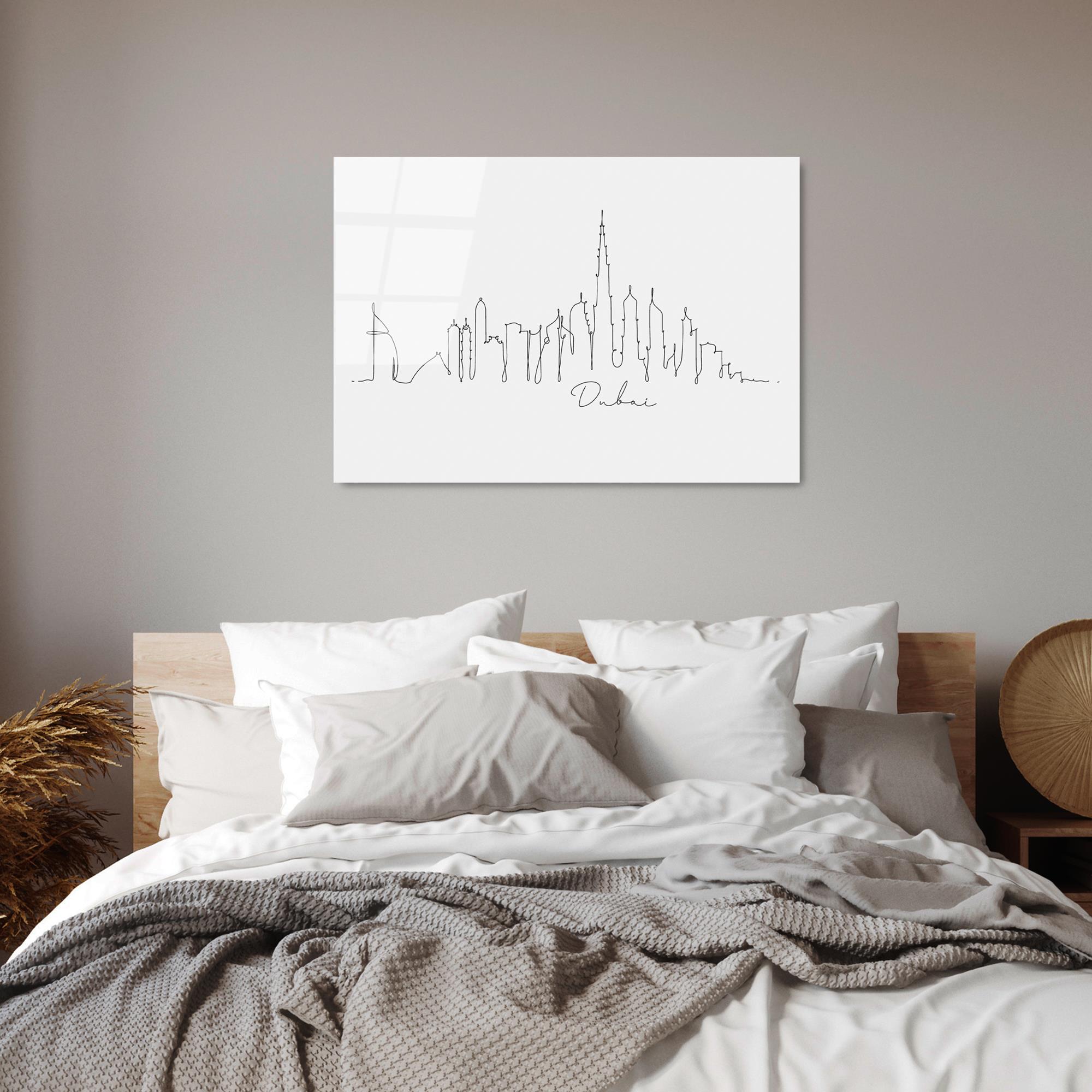 UV-239 Baskılı Cam Dikdörtgen Duvar Tablosu | ByLamp