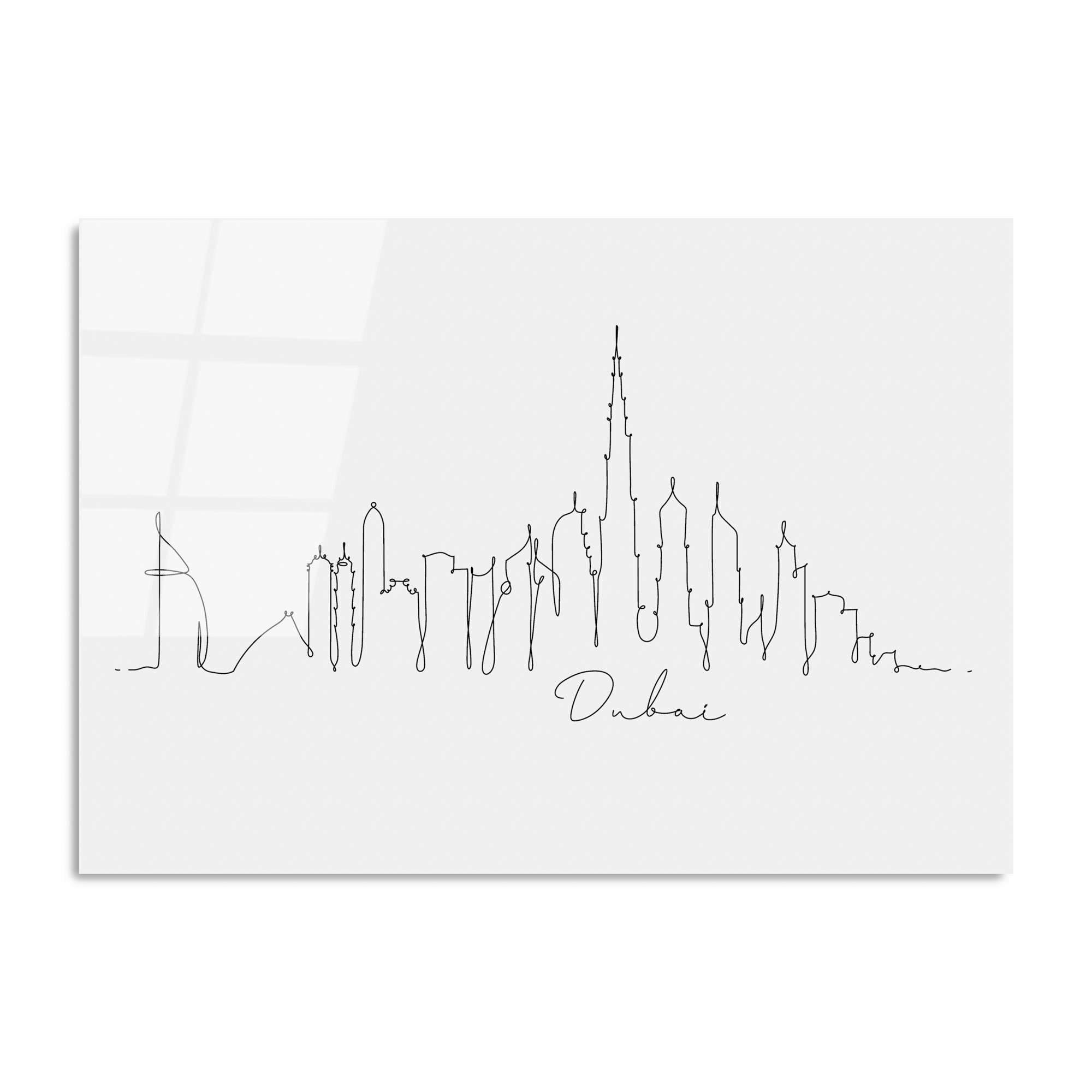 UV-239 Baskılı Cam Dikdörtgen Duvar Tablosu | ByLamp