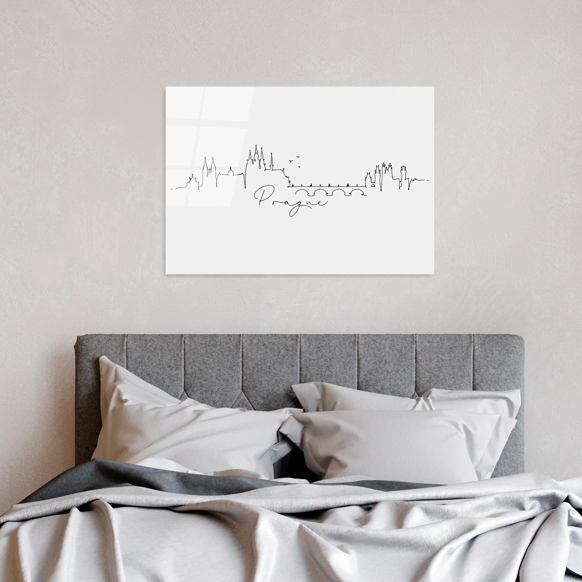 UV-243 Baskılı Cam Dikdörtgen Duvar Tablosu | ByLamp