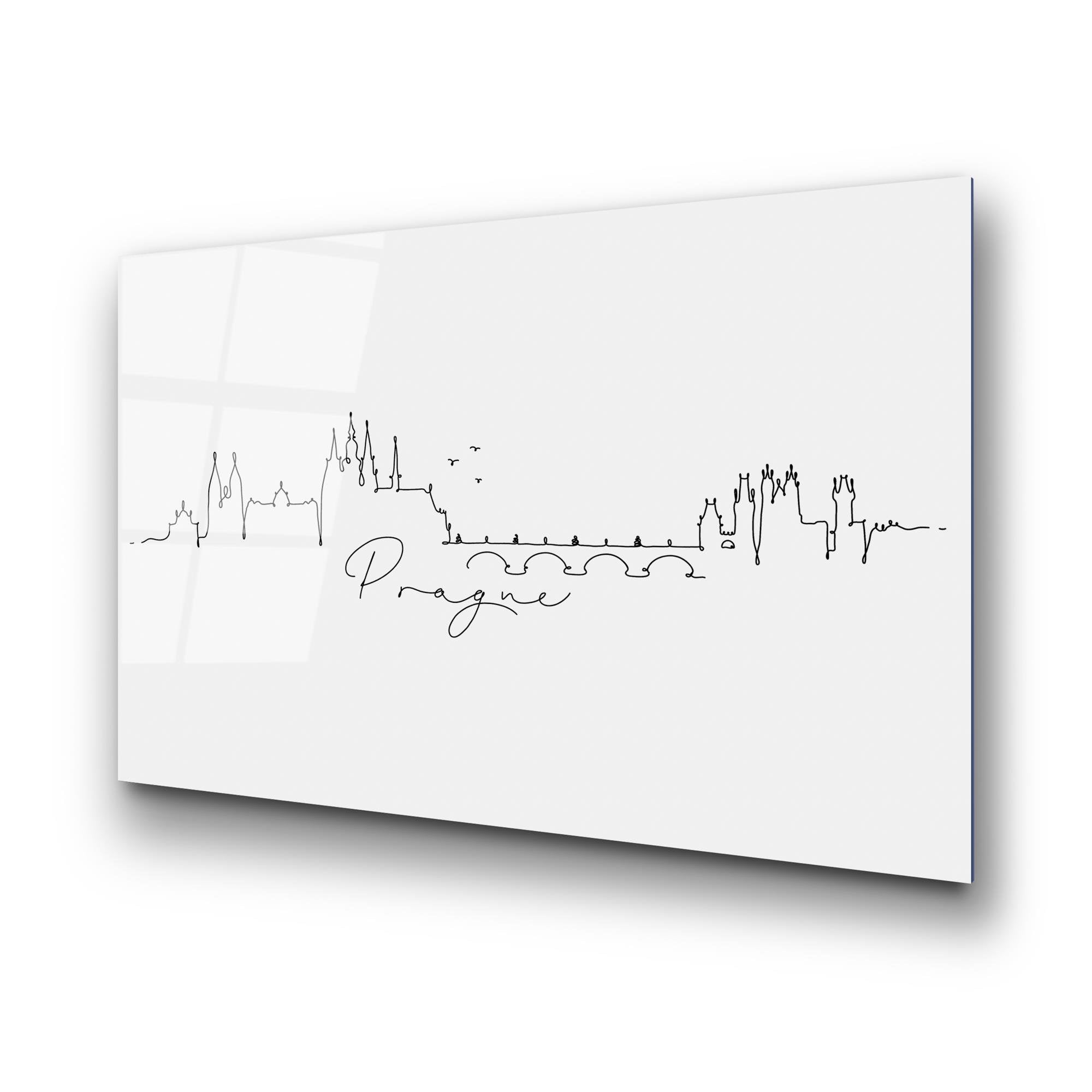 UV-243 Baskılı Cam Dikdörtgen Duvar Tablosu | ByLamp