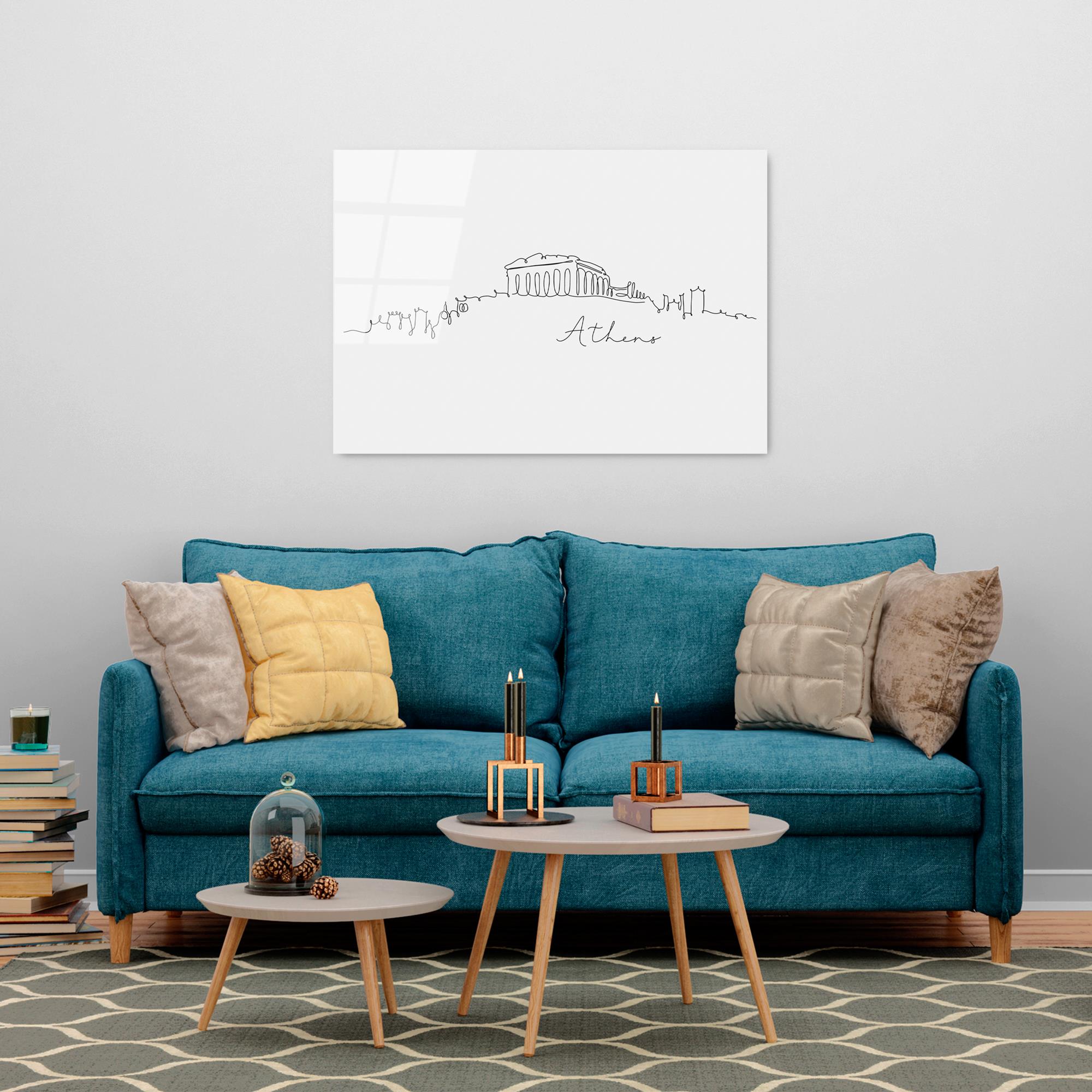 UV-247 Baskılı Cam Dikdörtgen Duvar Tablosu | ByLamp