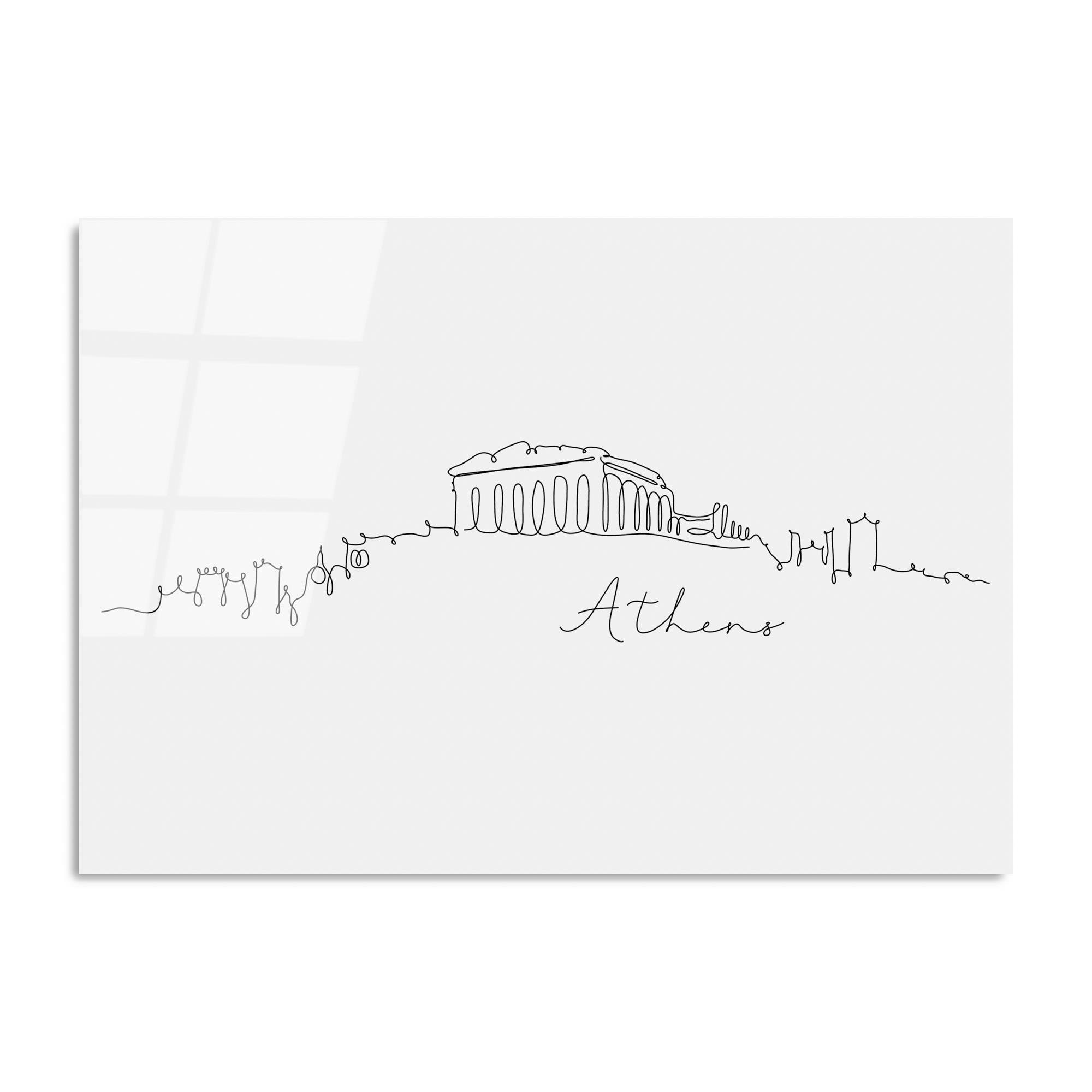 UV-247 Baskılı Cam Dikdörtgen Duvar Tablosu | ByLamp