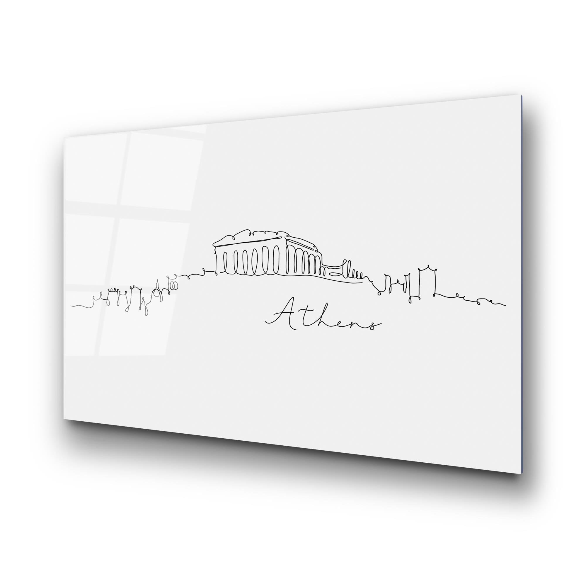 UV-247 Baskılı Cam Dikdörtgen Duvar Tablosu | ByLamp