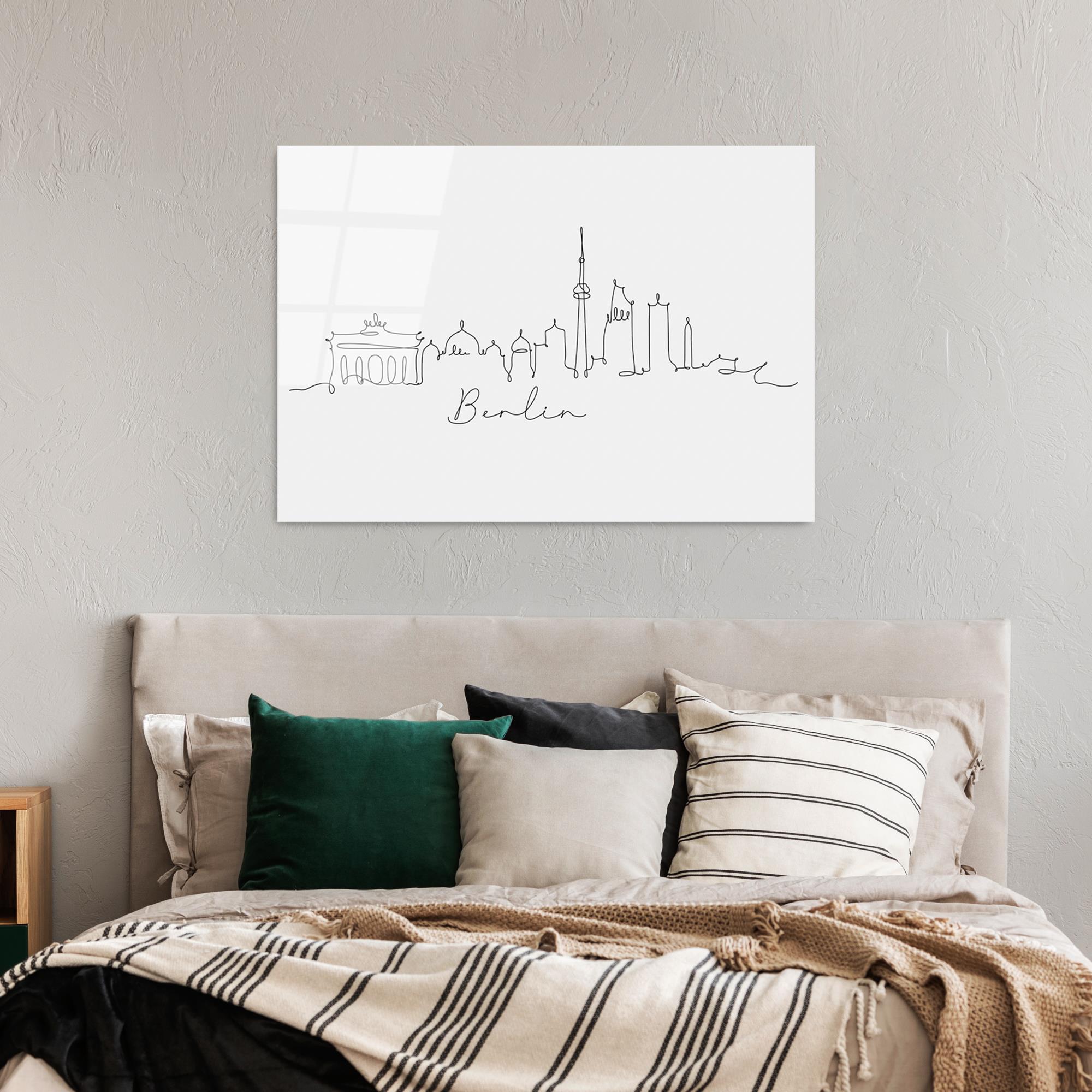 UV-248 Baskılı Cam Dikdörtgen Duvar Tablosu | ByLamp