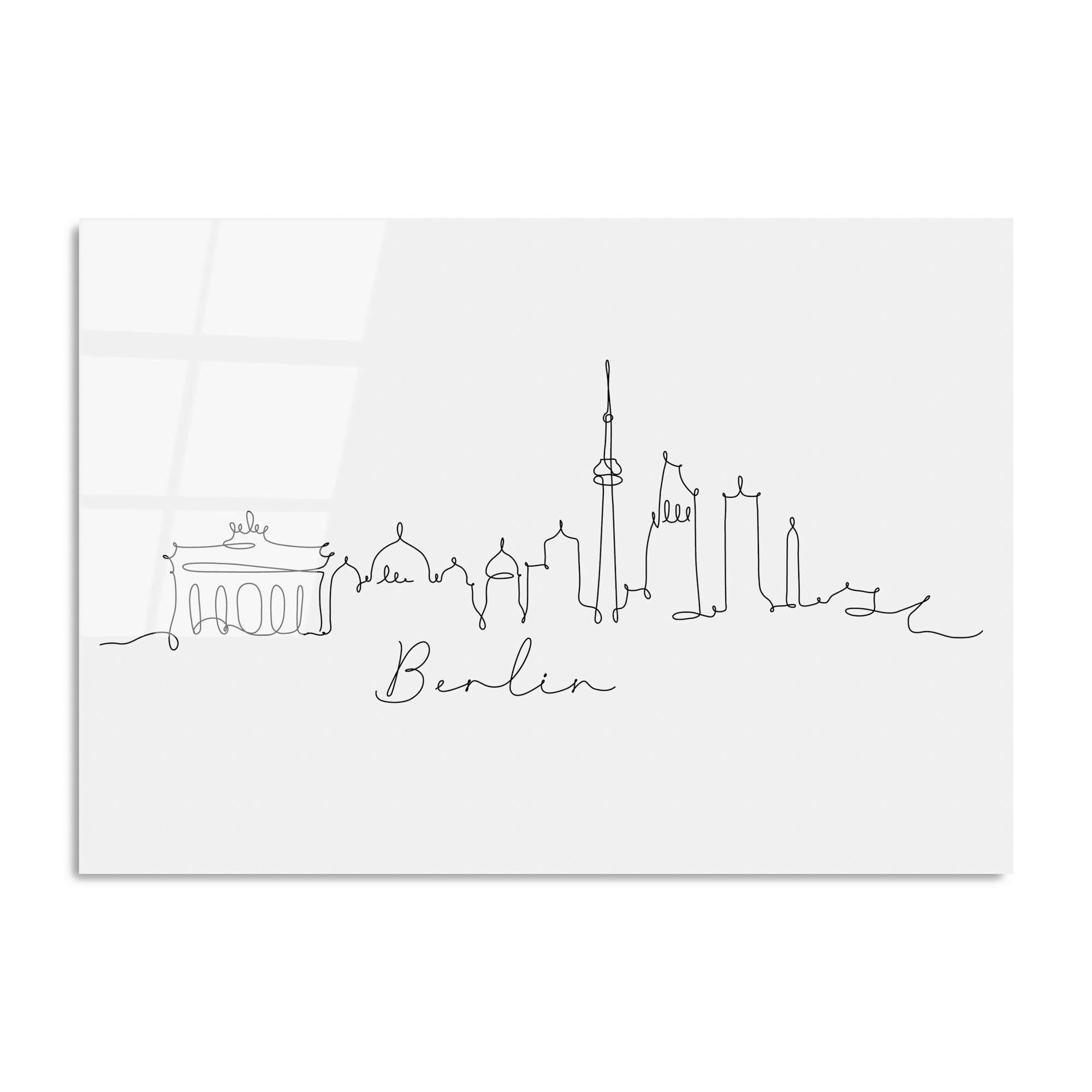 UV-248 Baskılı Cam Dikdörtgen Duvar Tablosu | ByLamp