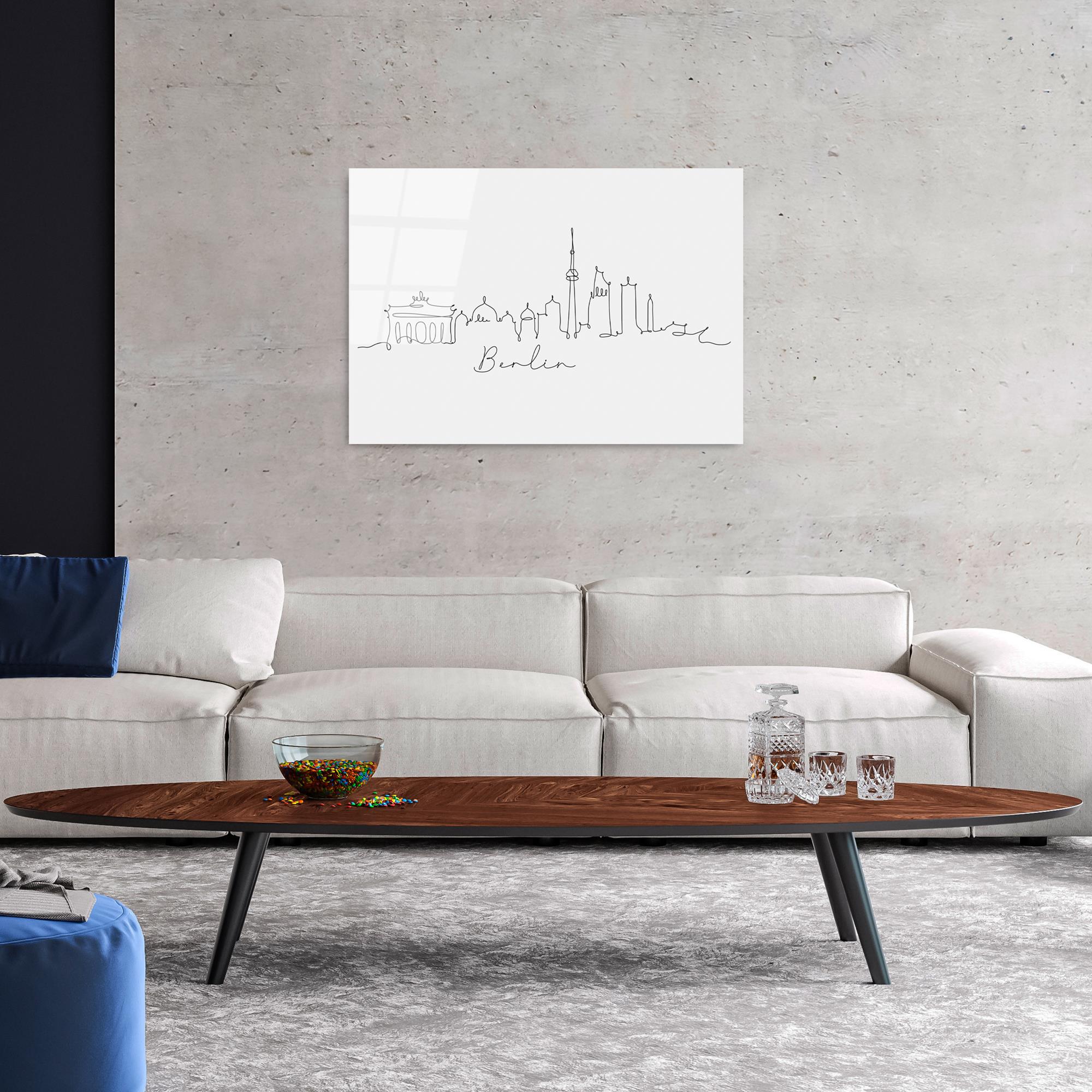 UV-248 Baskılı Cam Dikdörtgen Duvar Tablosu | ByLamp