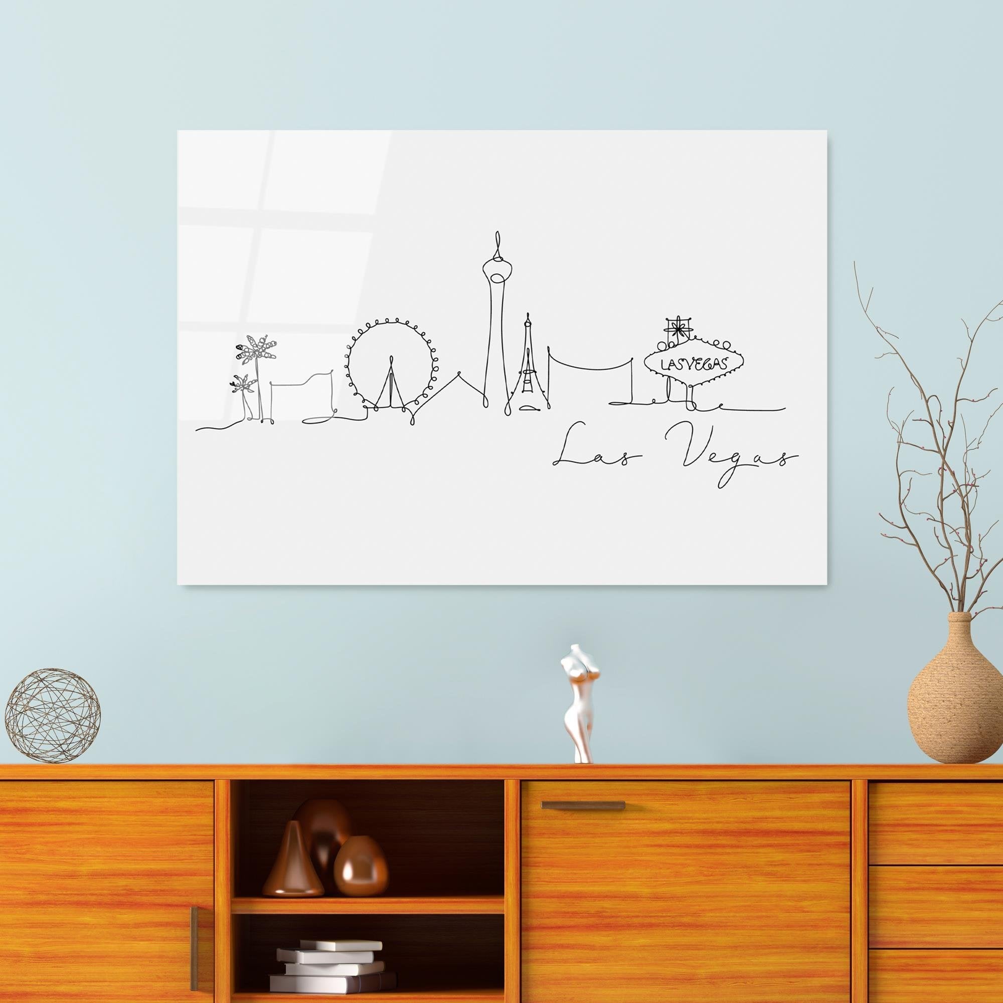 UV-250 Baskılı Cam Dikdörtgen Duvar Tablosu | ByLamp