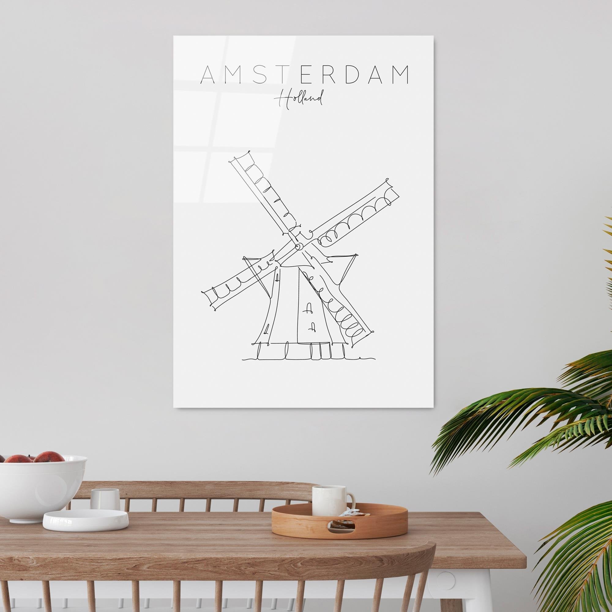 UV-253 Baskılı Cam Dikdörtgen Duvar Tablosu | ByLamp