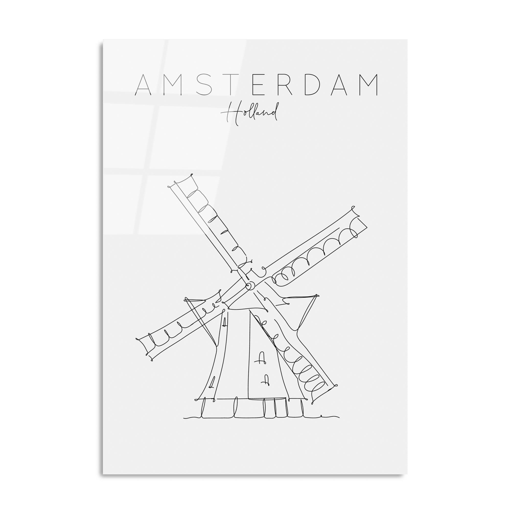 UV-253 Baskılı Cam Dikdörtgen Duvar Tablosu | ByLamp