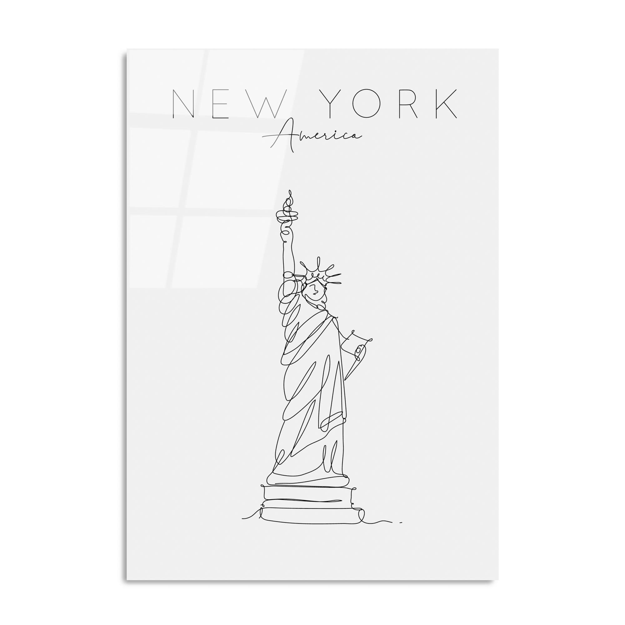 UV-256 Baskılı Cam Dikdörtgen Duvar Tablosu | ByLamp