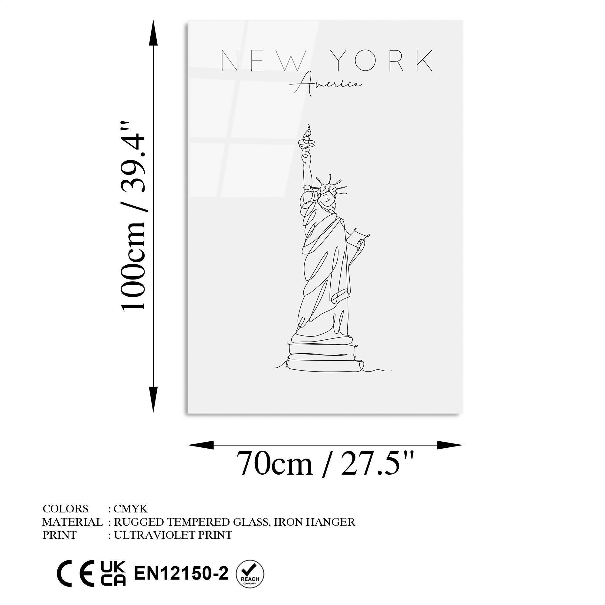 UV-256 Baskılı Cam Dikdörtgen Duvar Tablosu | ByLamp