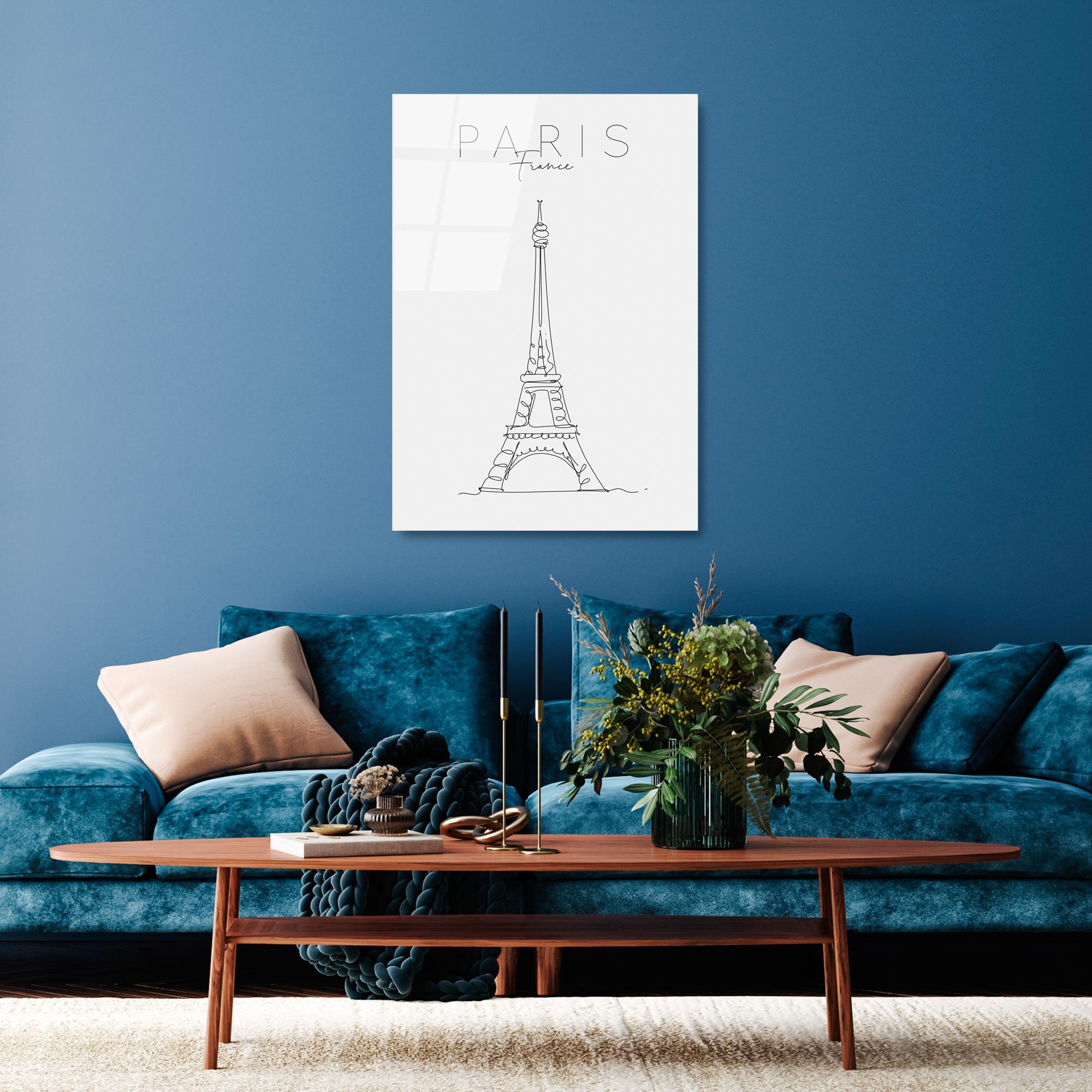 UV-257 Baskılı Cam Dikdörtgen Duvar Tablosu | ByLamp