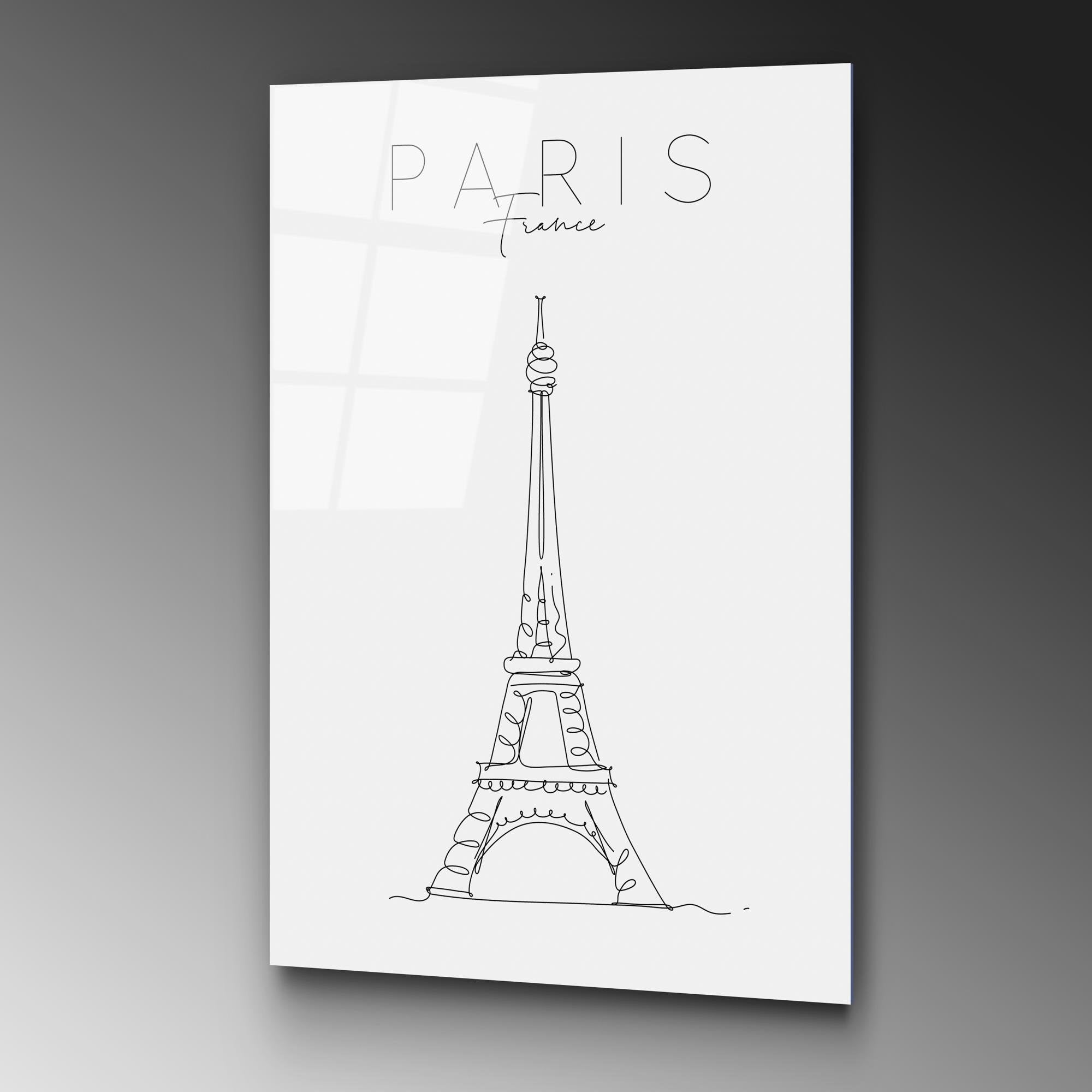 UV-257 Baskılı Cam Dikdörtgen Duvar Tablosu | ByLamp