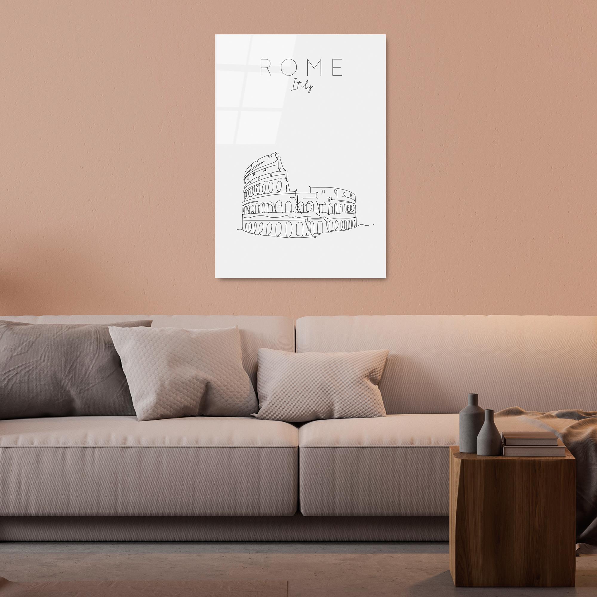 UV-258 Baskılı Cam Dikdörtgen Duvar Tablosu | ByLamp