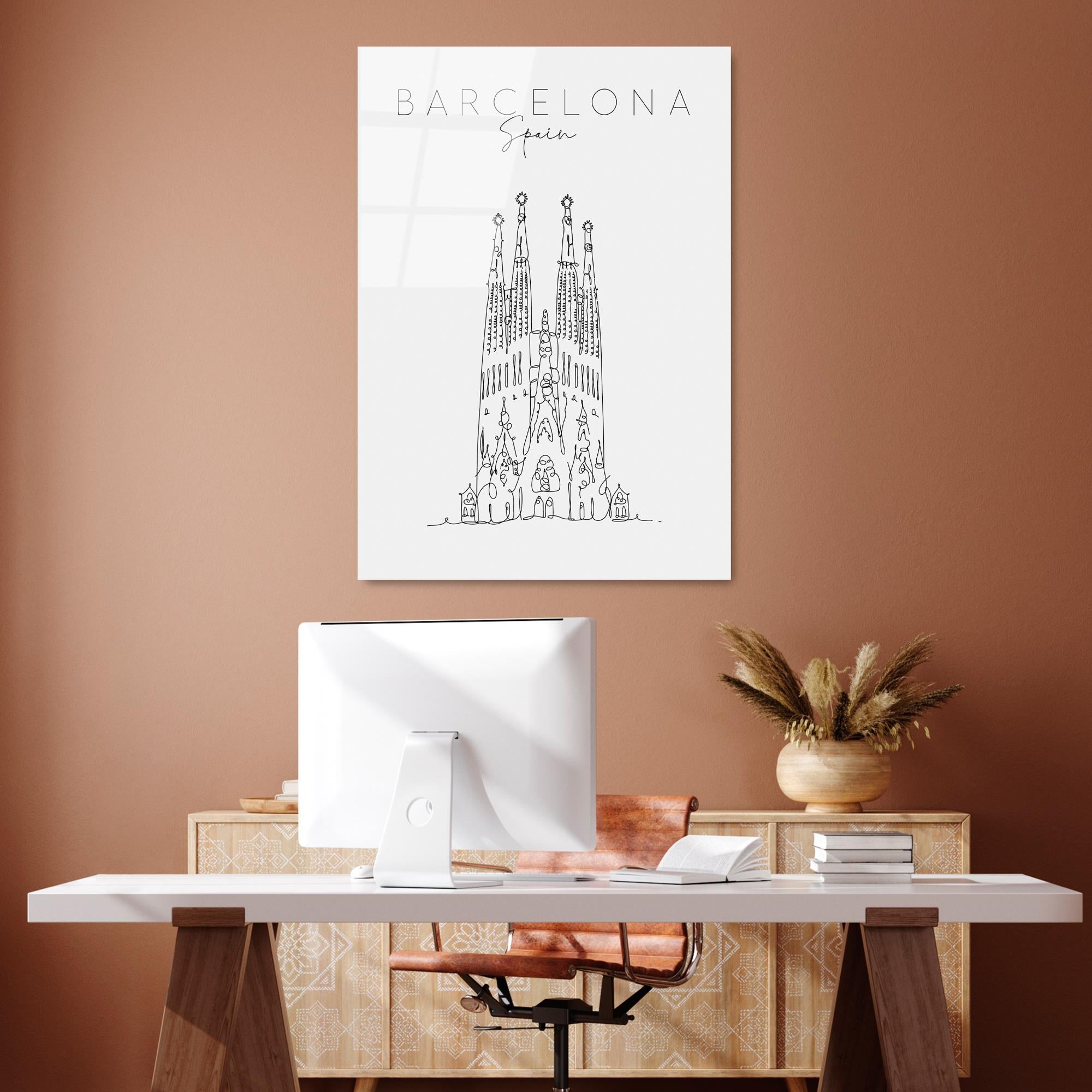 UV-259 Baskılı Cam Dikdörtgen Duvar Tablosu | ByLamp