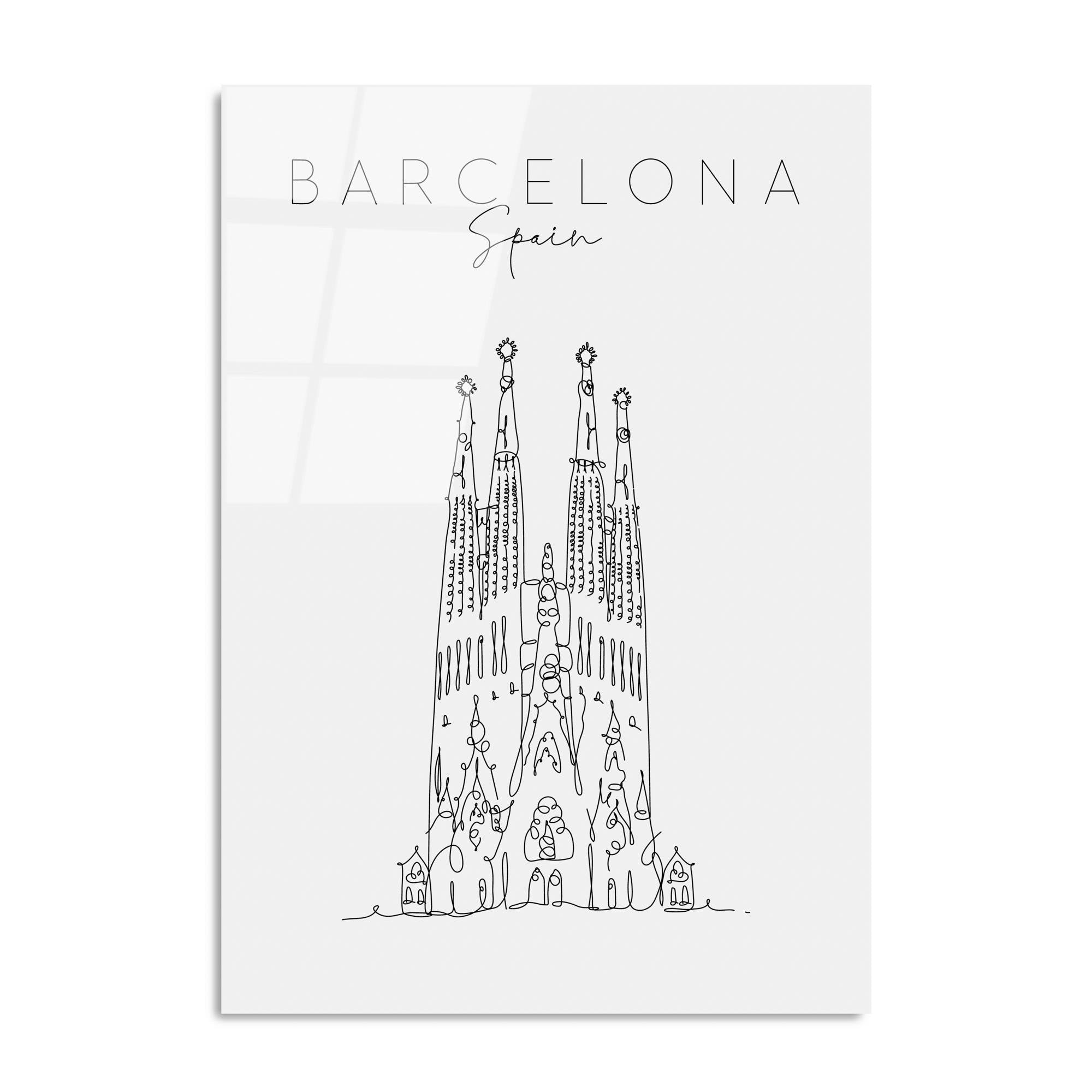 UV-259 Baskılı Cam Dikdörtgen Duvar Tablosu | ByLamp