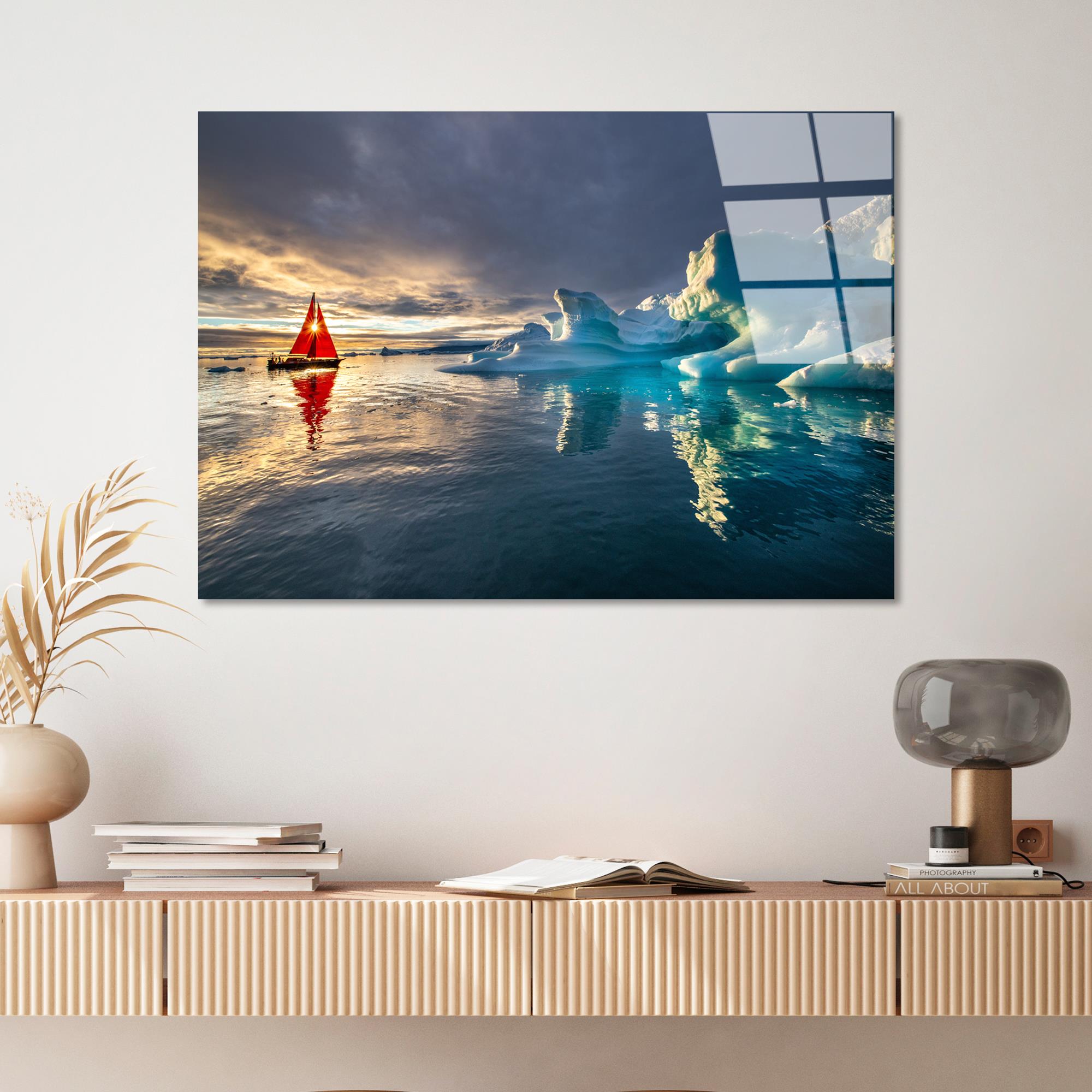 UV-262 Baskılı Cam Dikdörtgen Duvar Tablosu | ByLamp