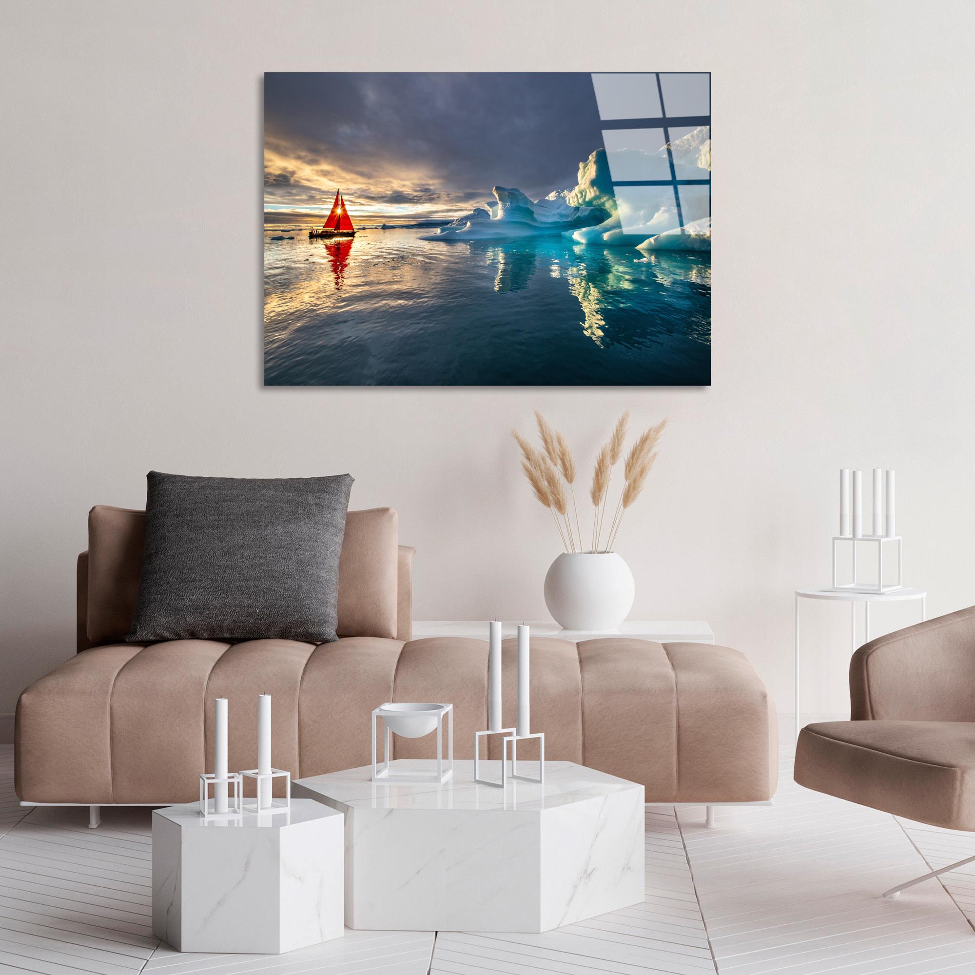 UV-262 Baskılı Cam Dikdörtgen Duvar Tablosu | ByLamp