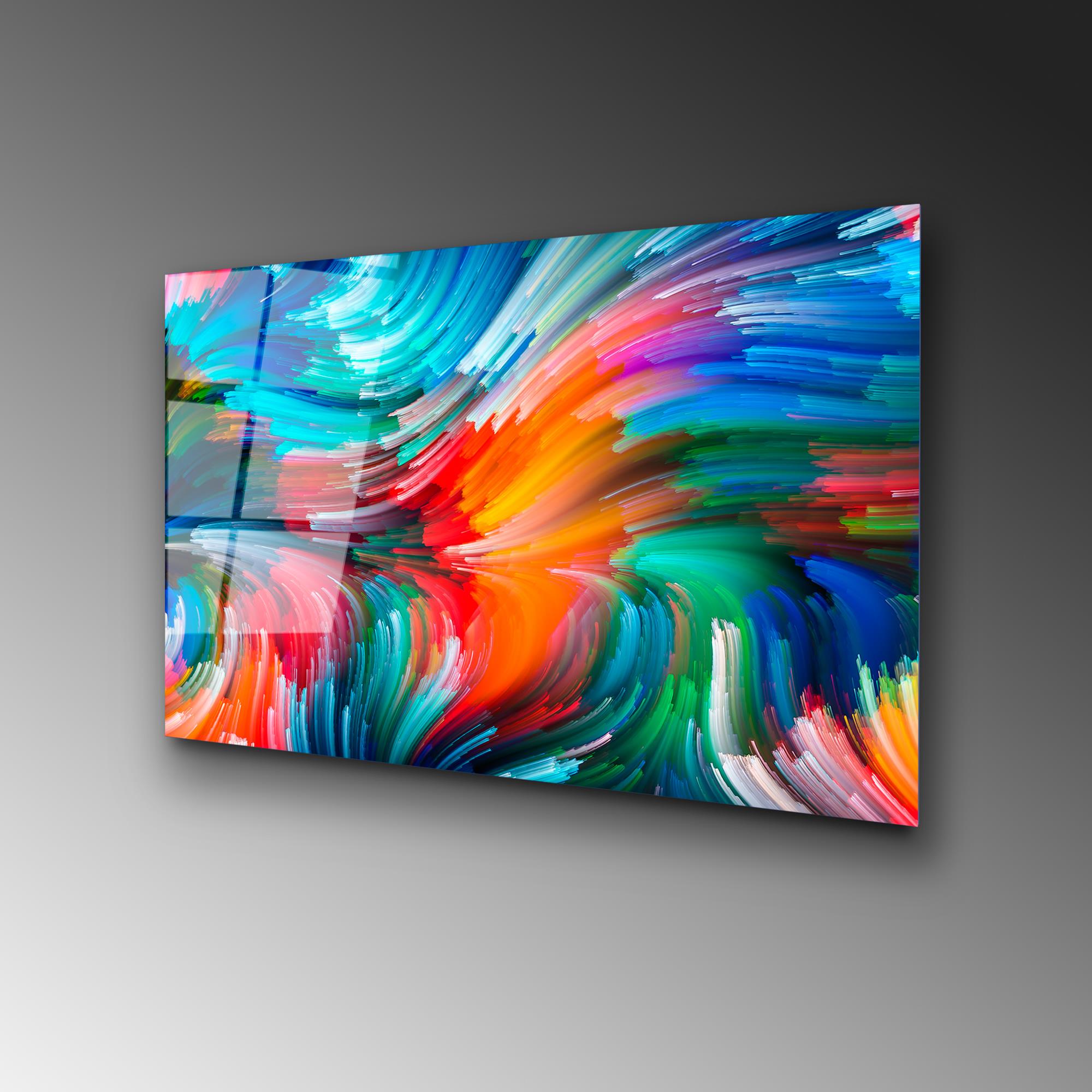 UV-266 Baskılı Cam Dikdörtgen Duvar Tablosu | ByLamp