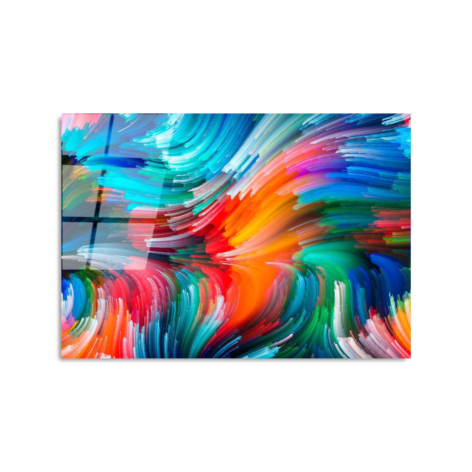 UV-266 Baskılı Cam Dikdörtgen Duvar Tablosu | ByLamp