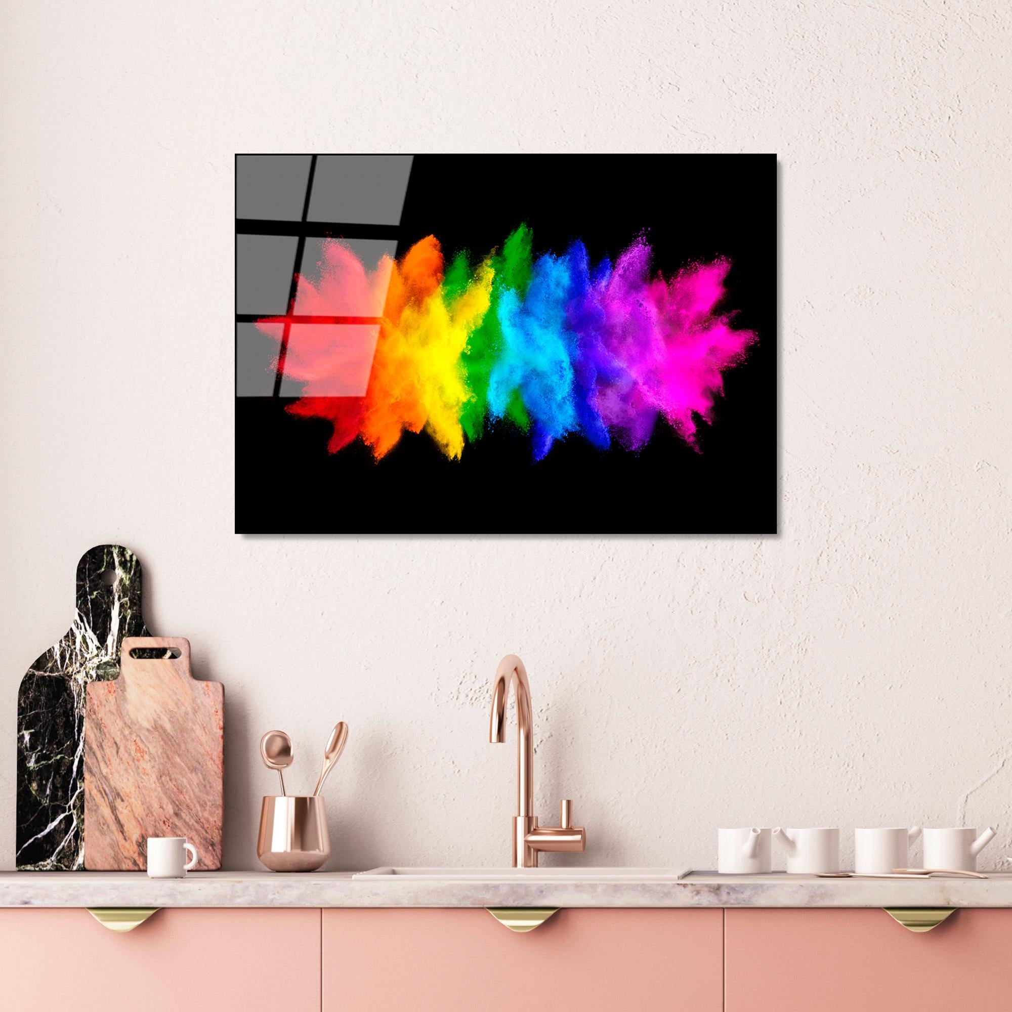 UV-269 Baskılı Cam Dikdörtgen Duvar Tablosu | ByLamp