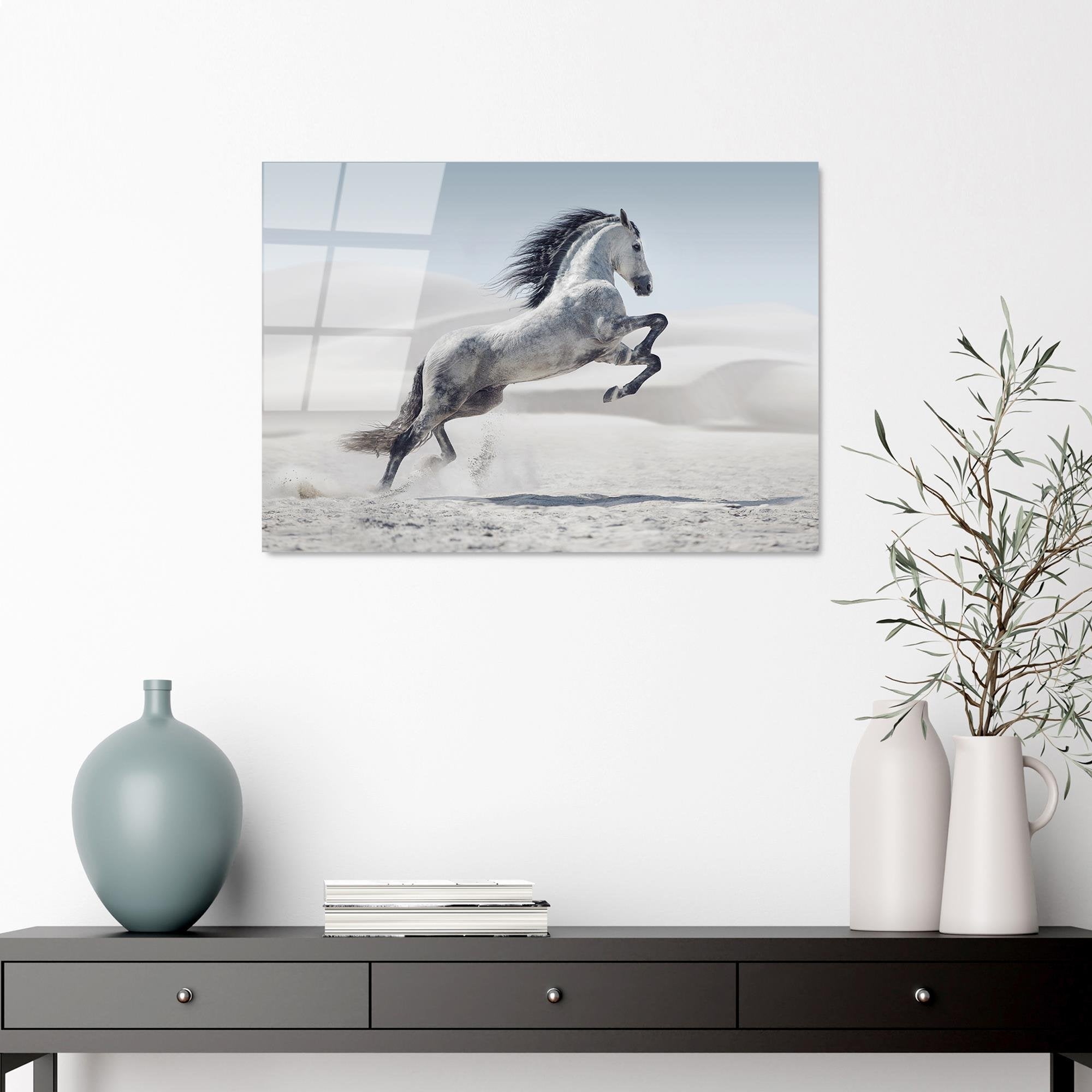 UV-273 Baskılı Cam Dikdörtgen Duvar Tablosu | ByLamp