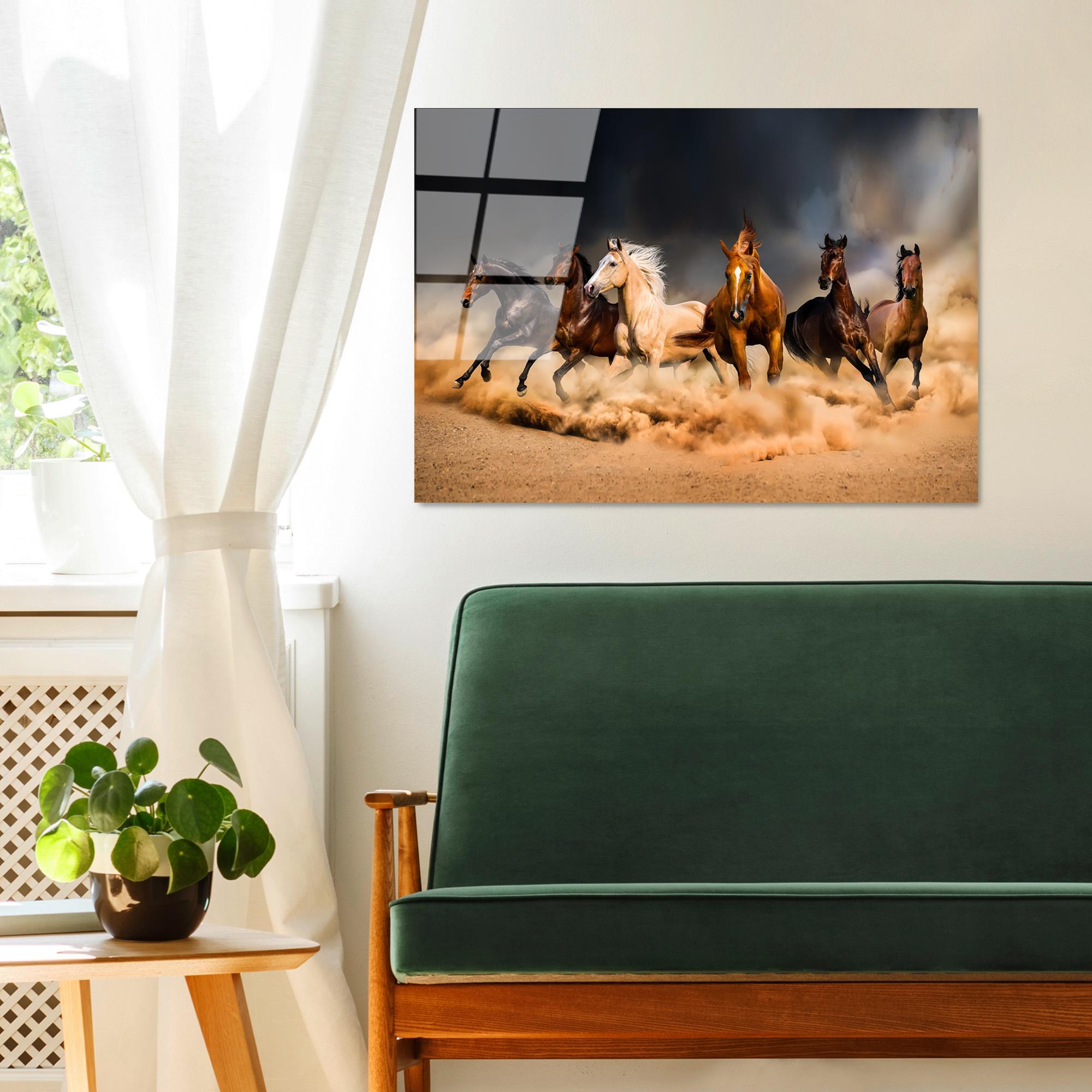 UV-274 Baskılı Cam Dikdörtgen Duvar Tablosu | ByLamp