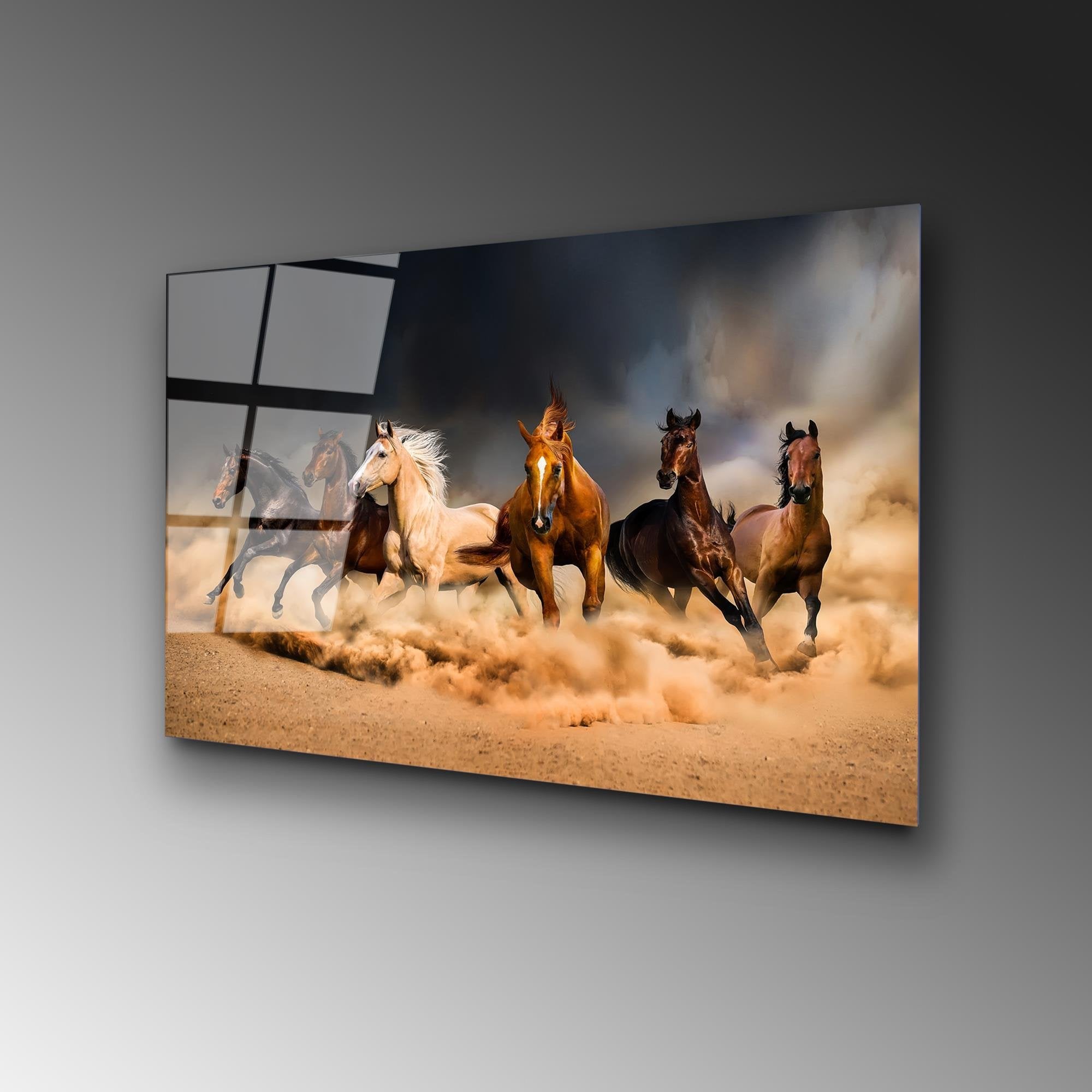 UV-274 Baskılı Cam Dikdörtgen Duvar Tablosu | ByLamp