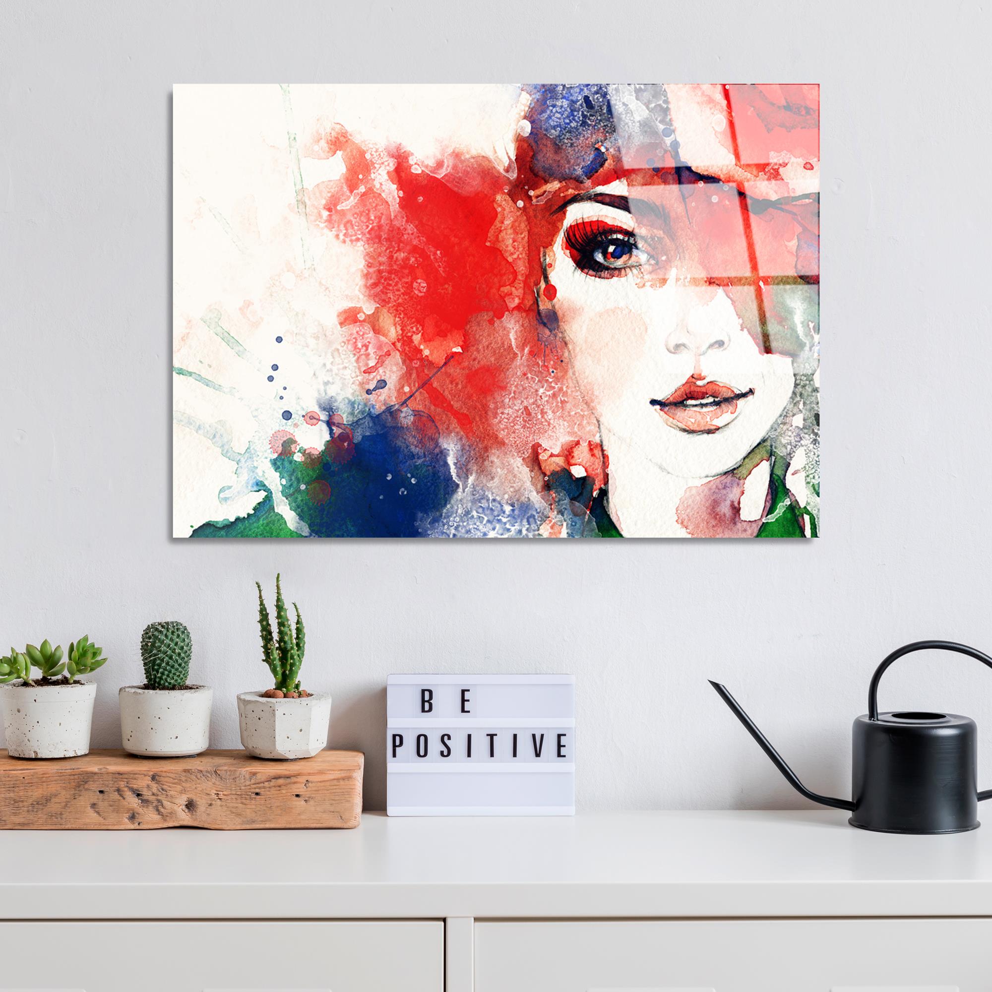 UV-275 Baskılı Cam Dikdörtgen Duvar Tablosu | ByLamp